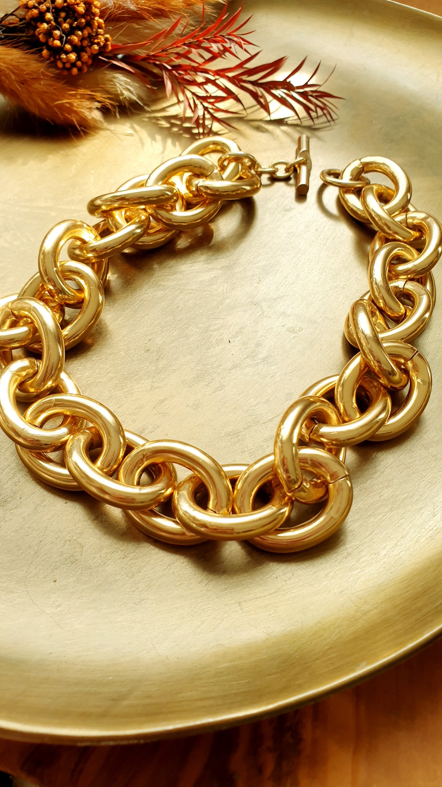 Girocollo catena oro in ottone