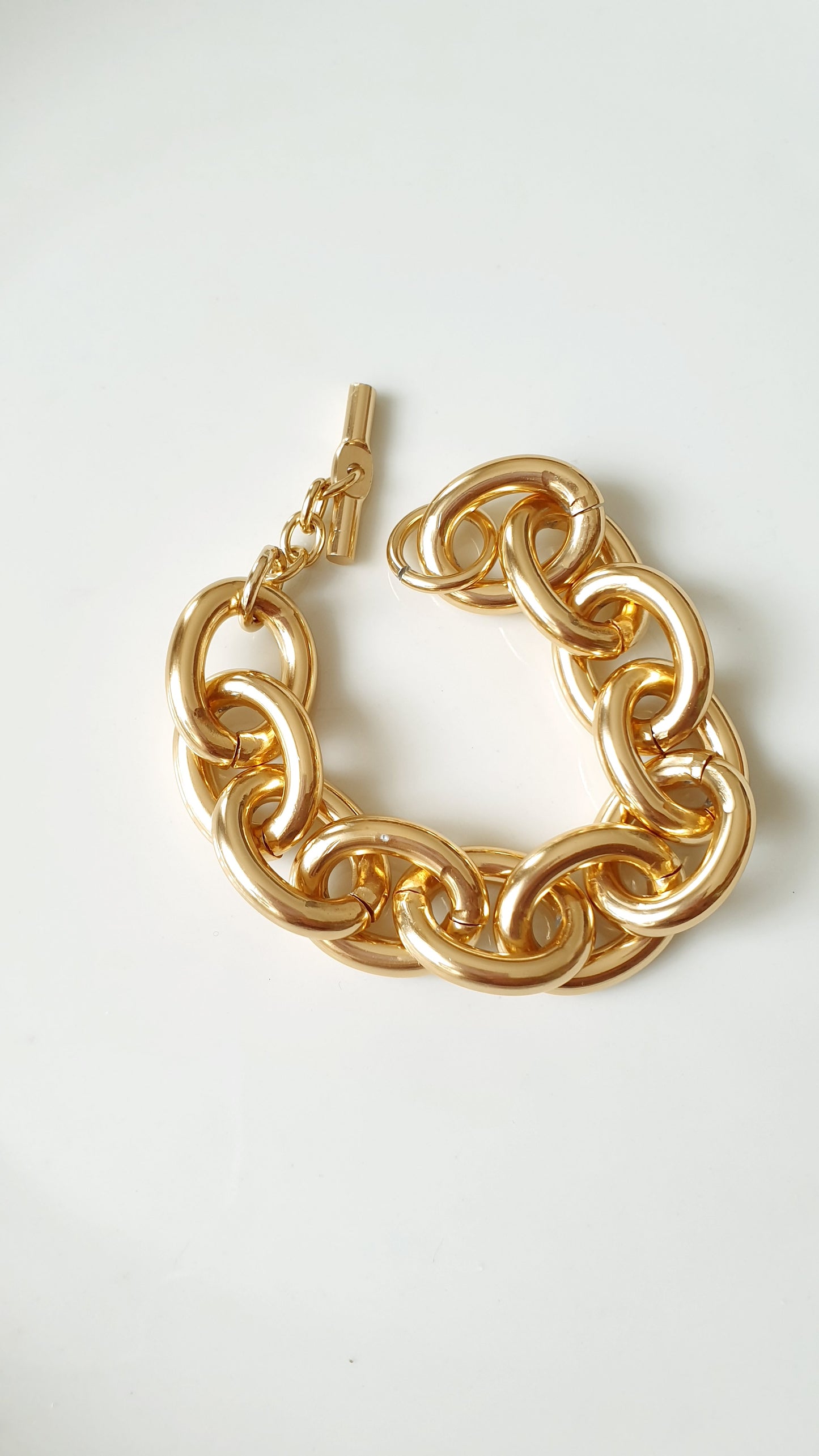 Bracciale catena oro in ottone