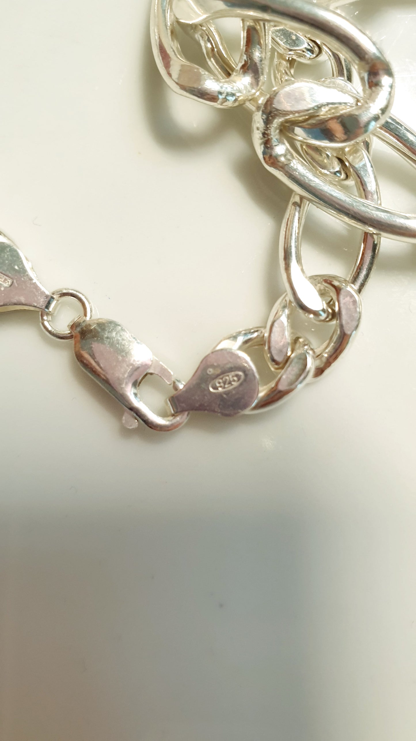 Unisex-Kettenarmband aus 925er Silber.