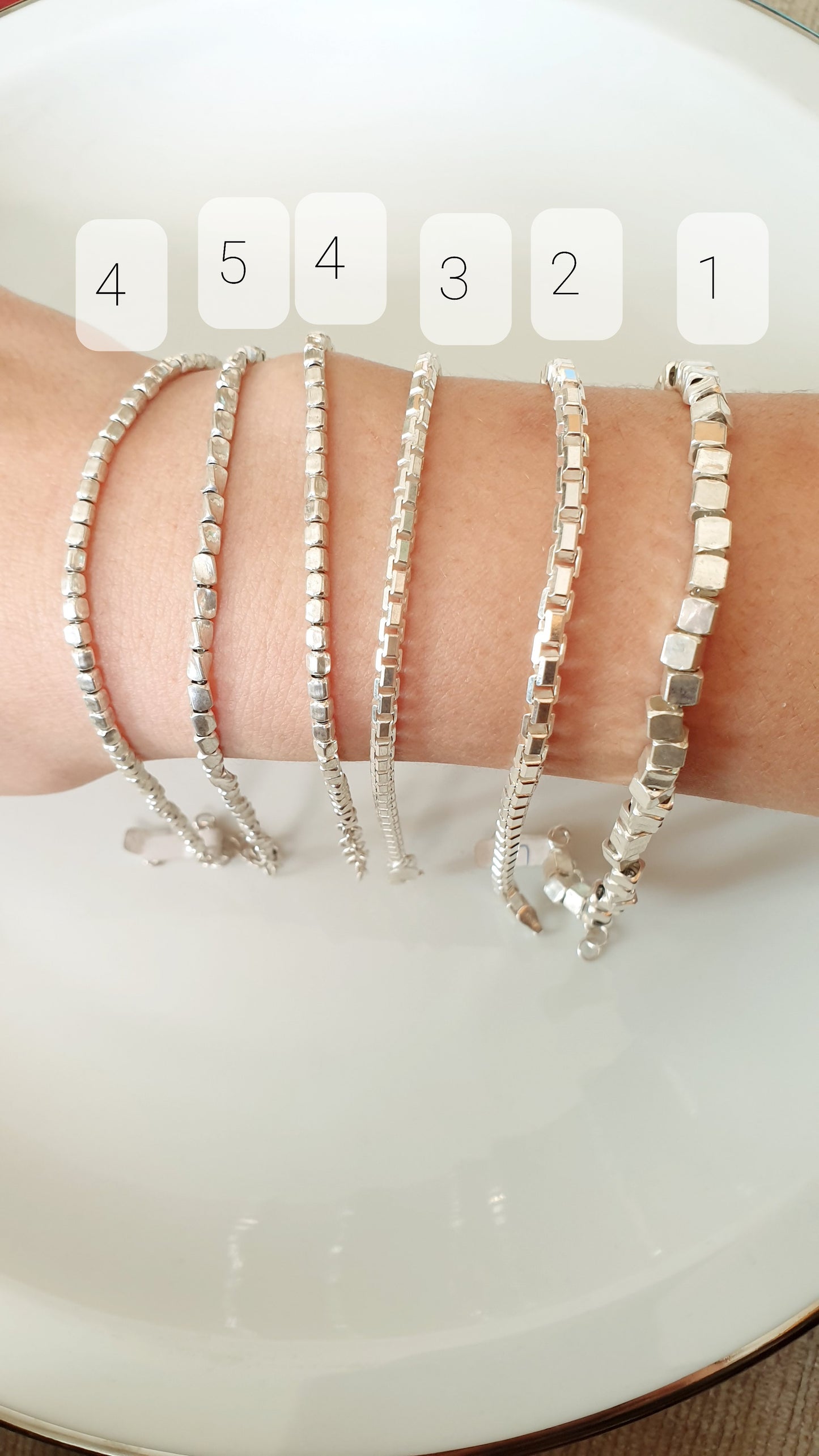 Bracciali in argento 925