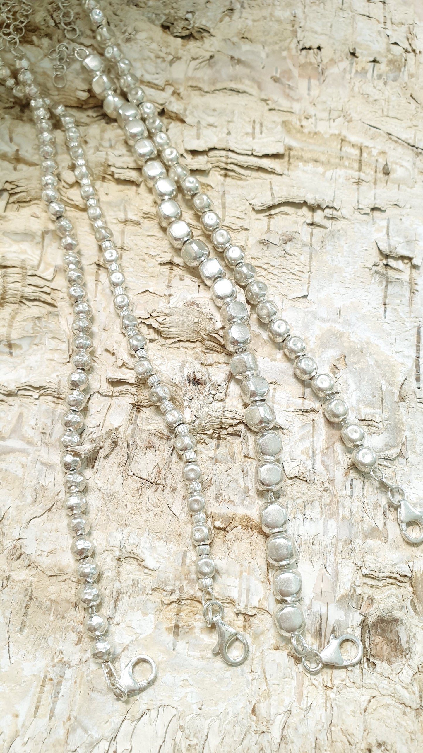 Bracciali argento 925,anallergico, regolabili