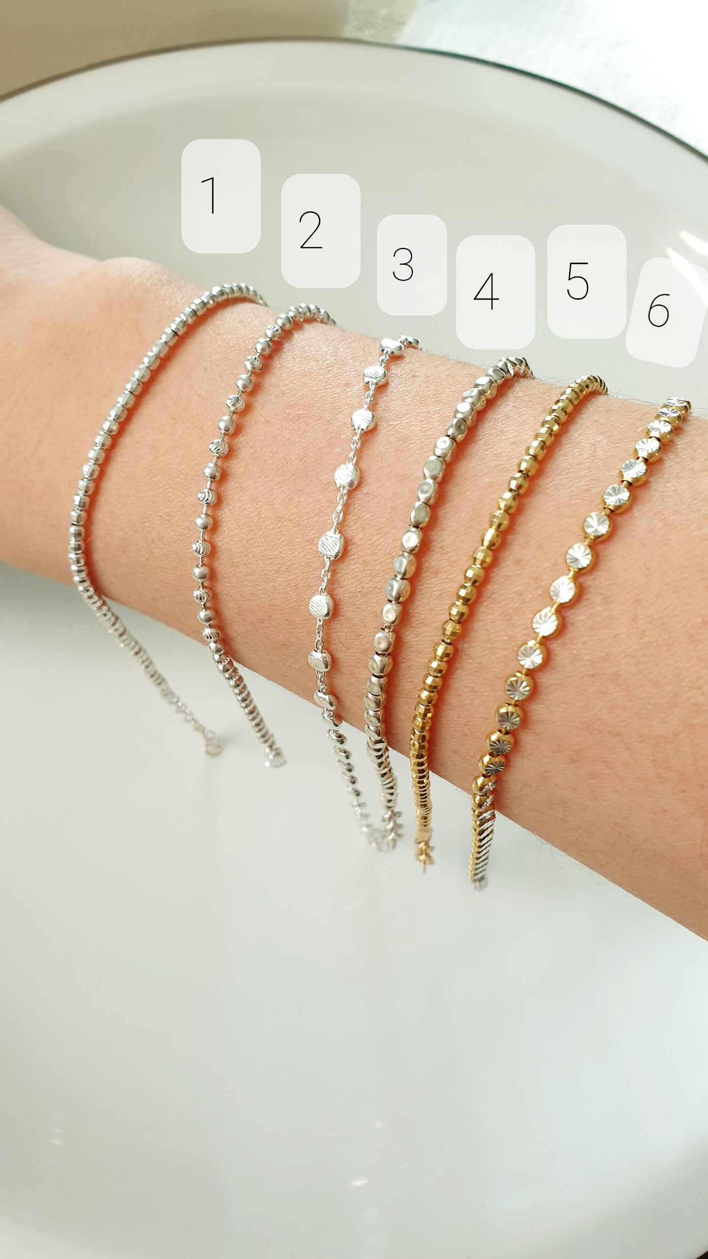 Bracciali in argento 925