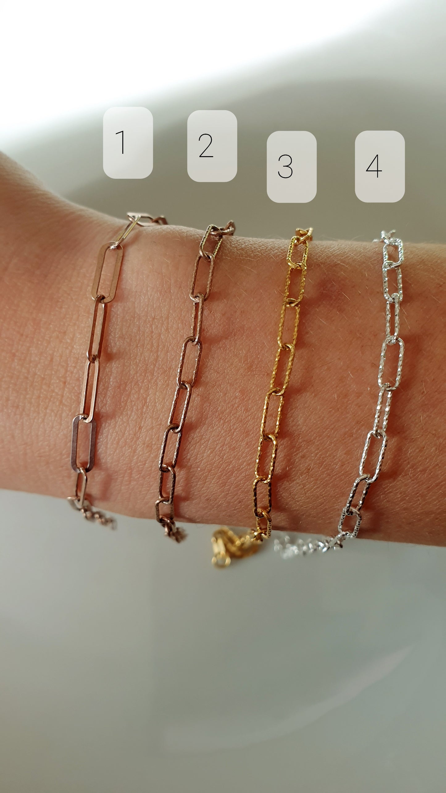 Bracciali in argento 925, anallergico, regolabili