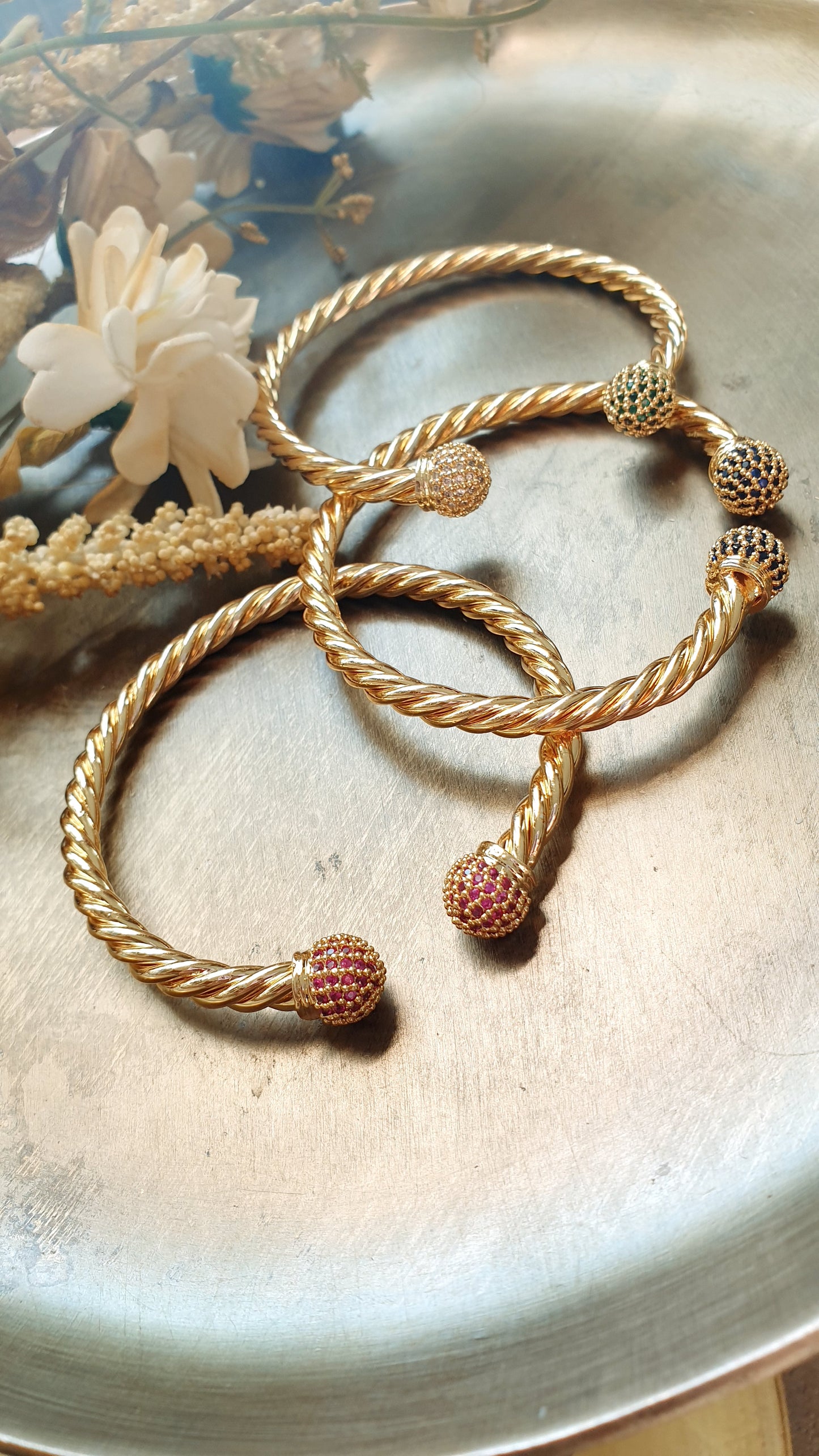 Bracciali in ottone.