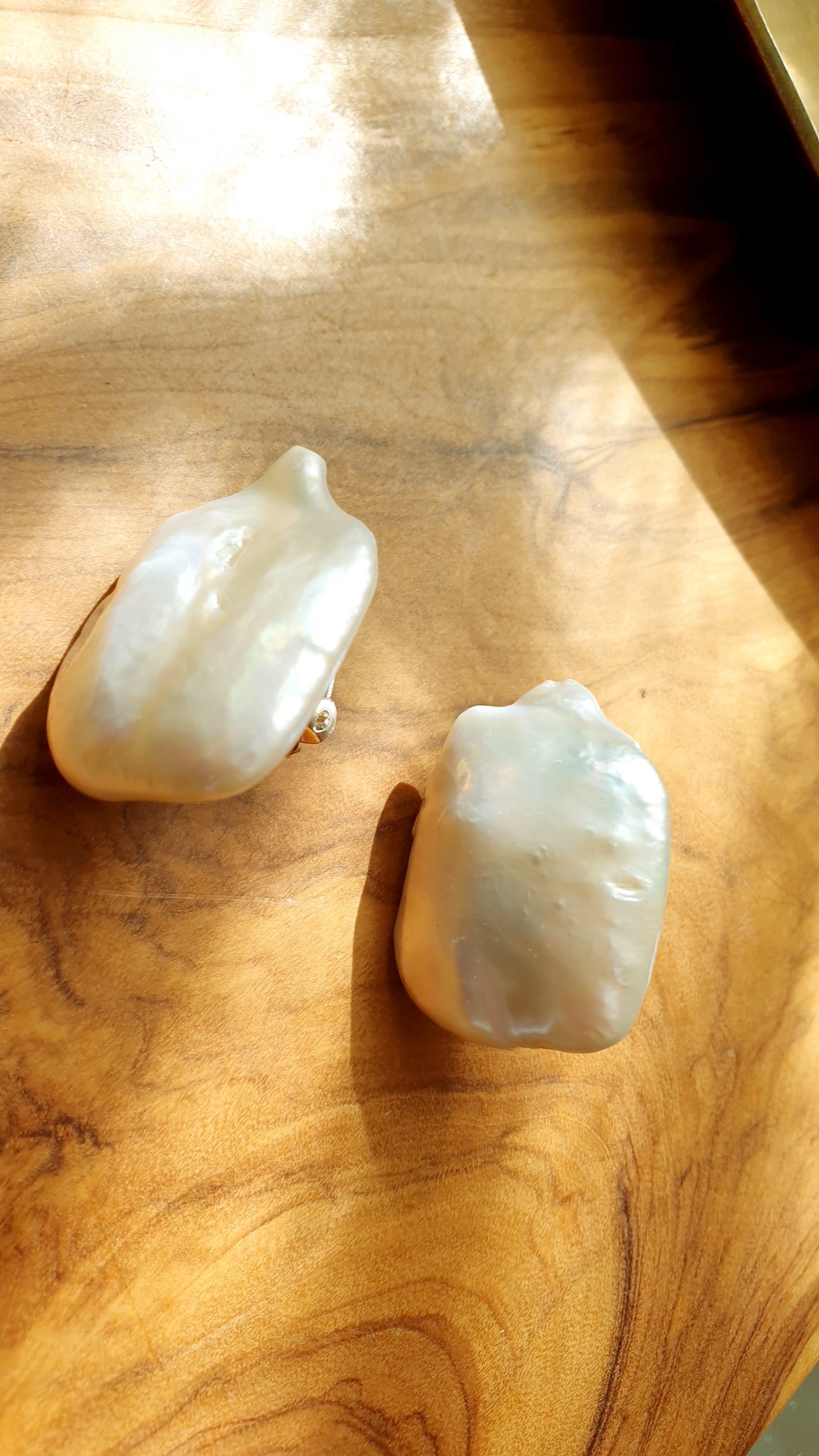 Orecchini a clip con perle barocche