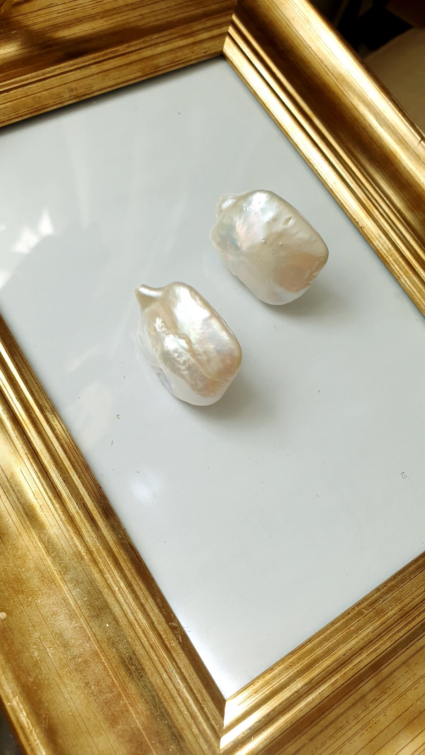 Orecchini a clip con perle barocche