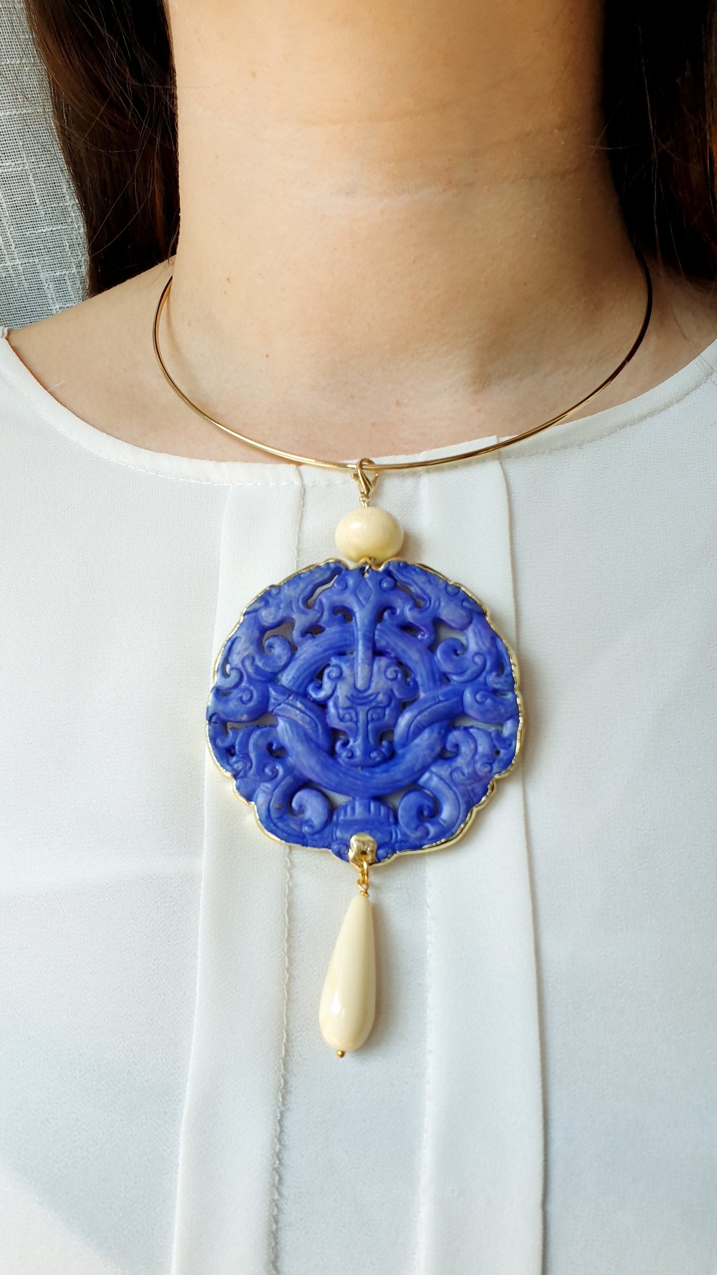 Collana con ciondolo Mala