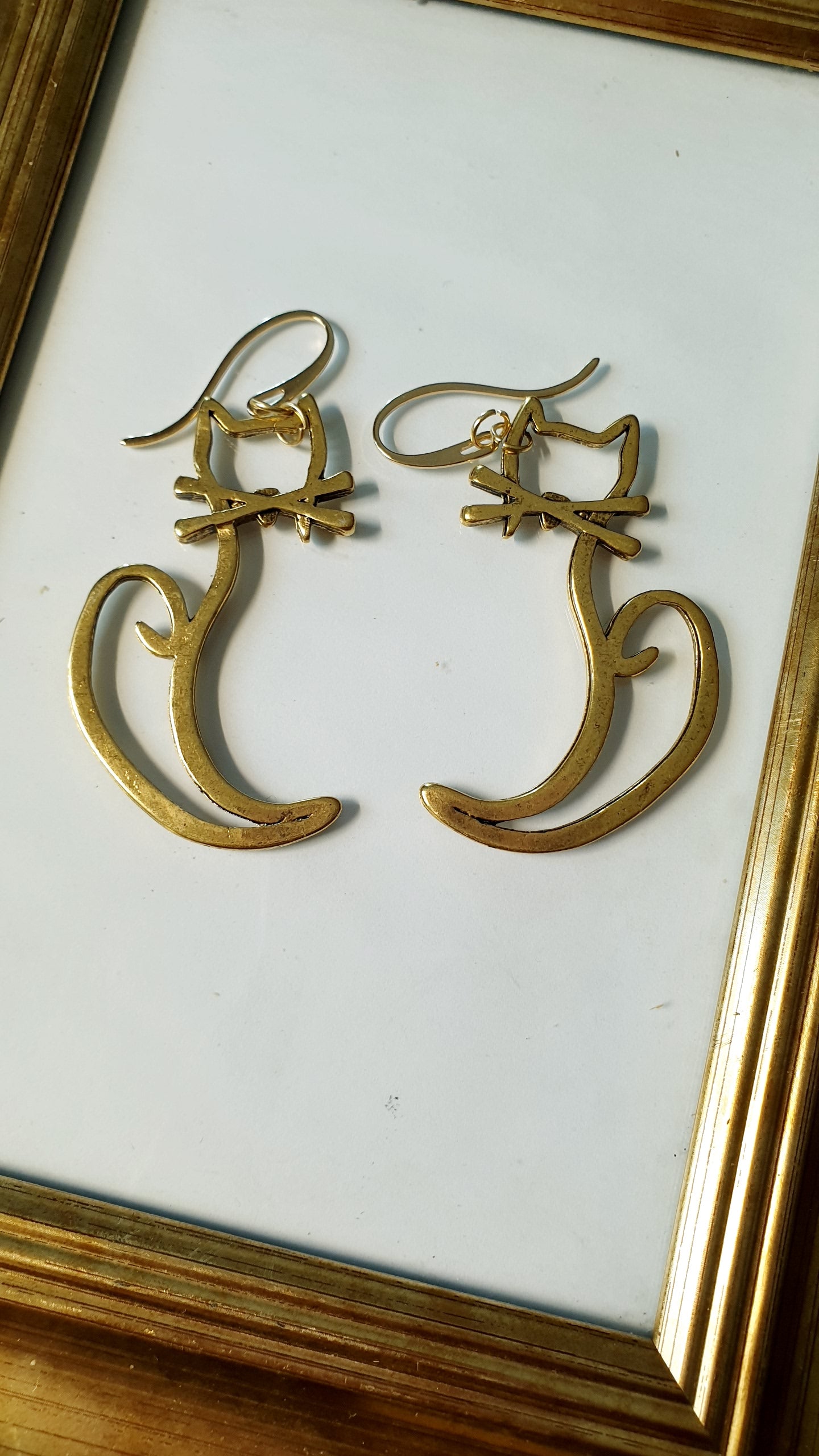 Orecchi gatto in ottone