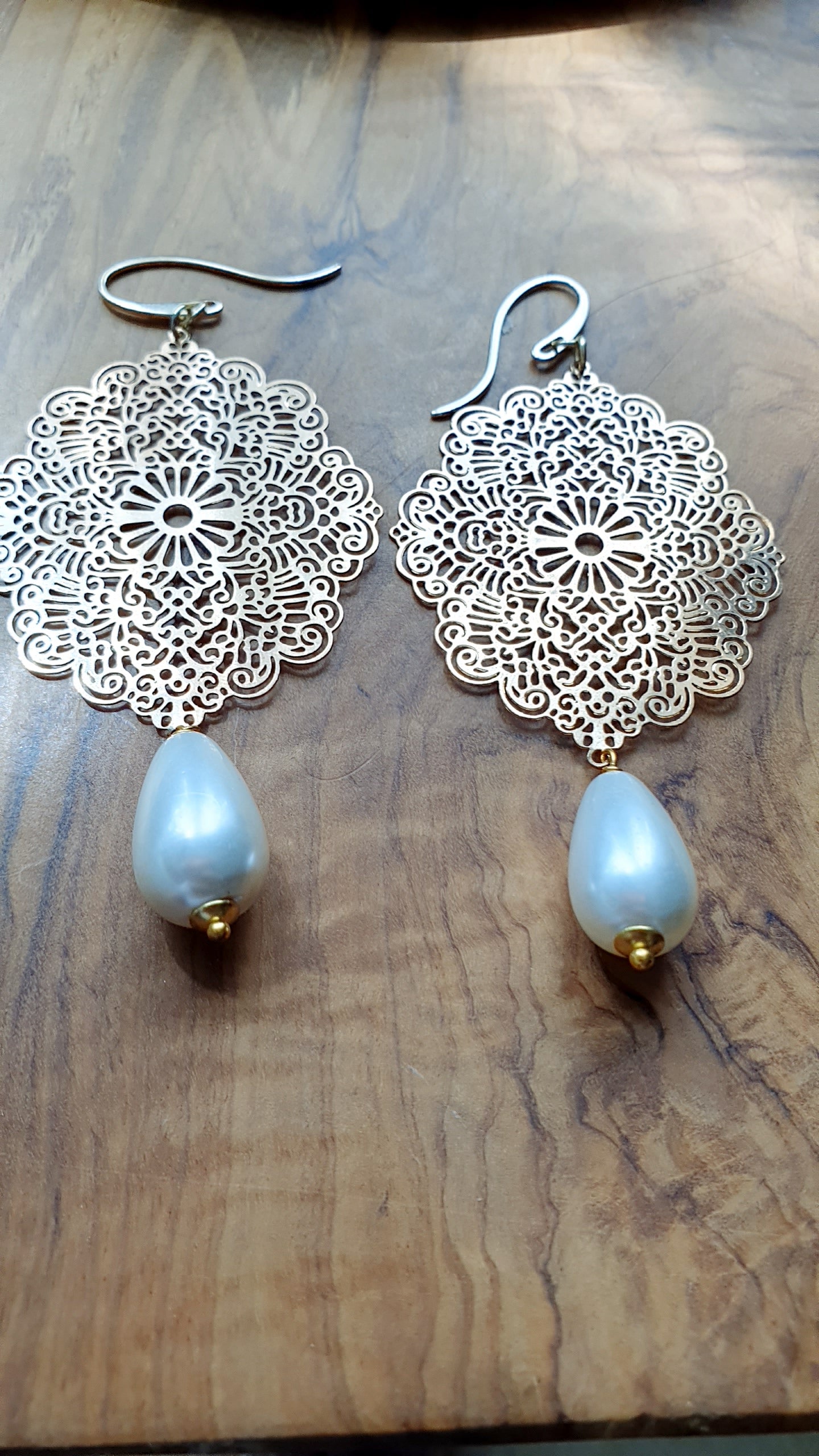 Orecchini Gipsy con perle