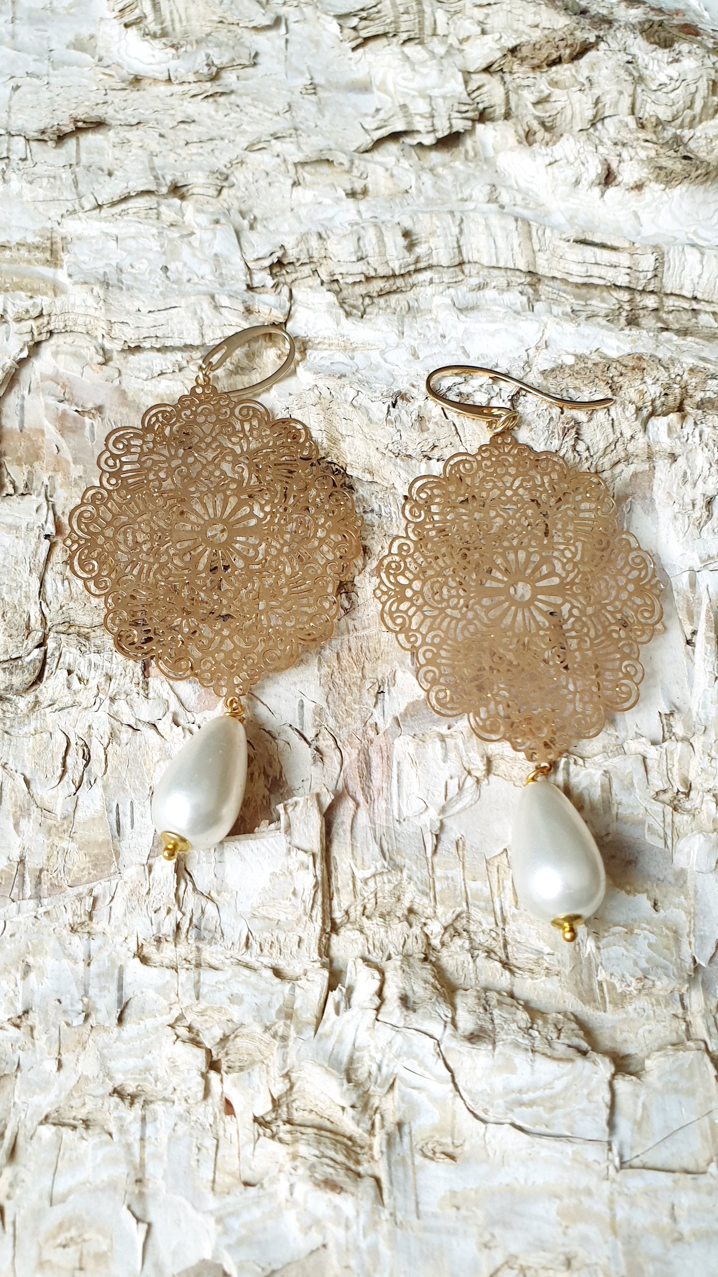 Orecchini Gipsy con perle