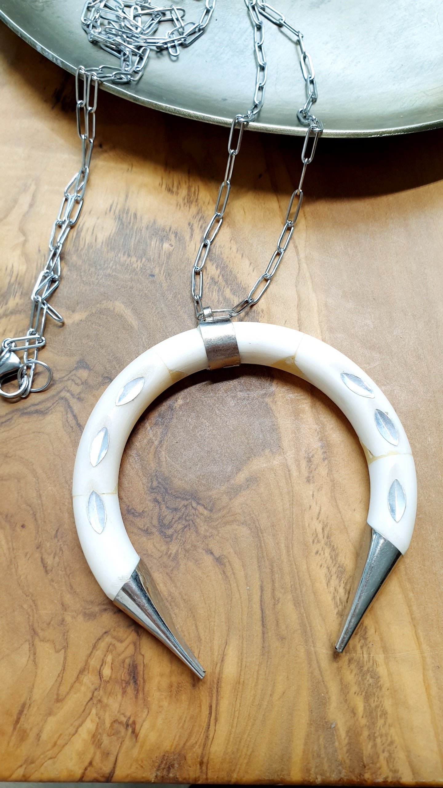 Collana corno Moon
