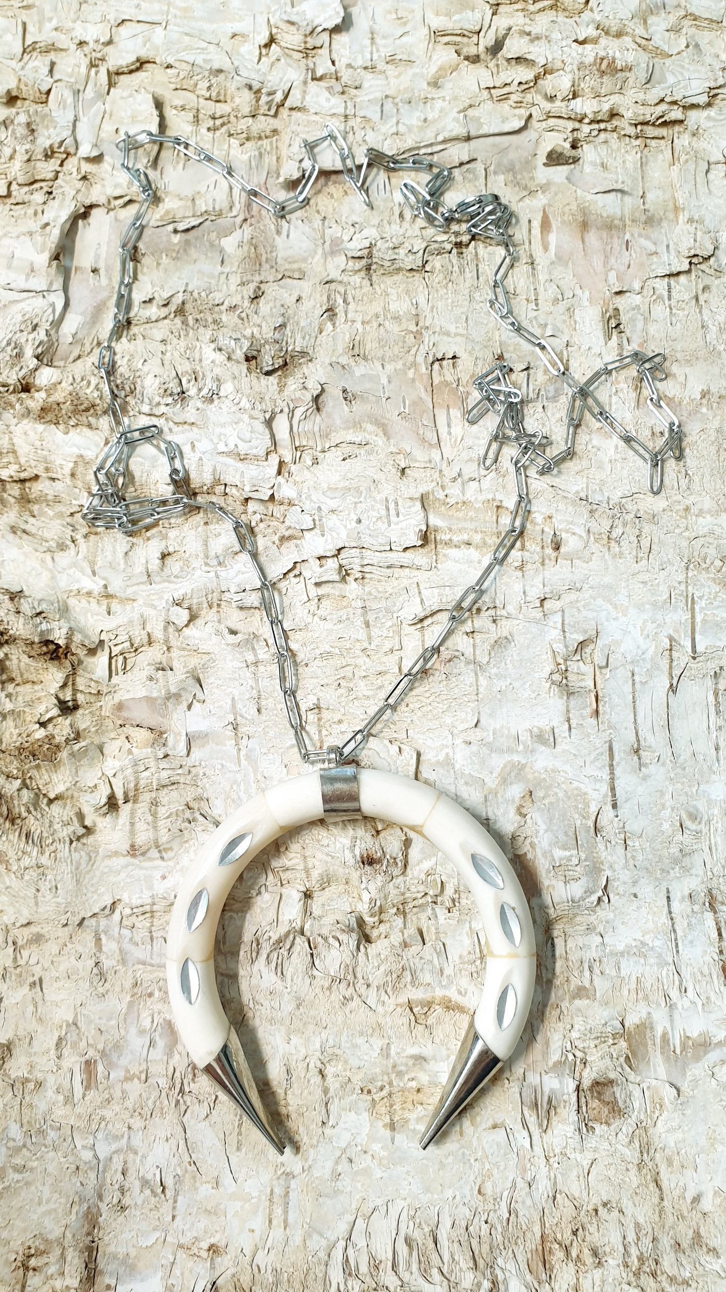 Collana corno Moon