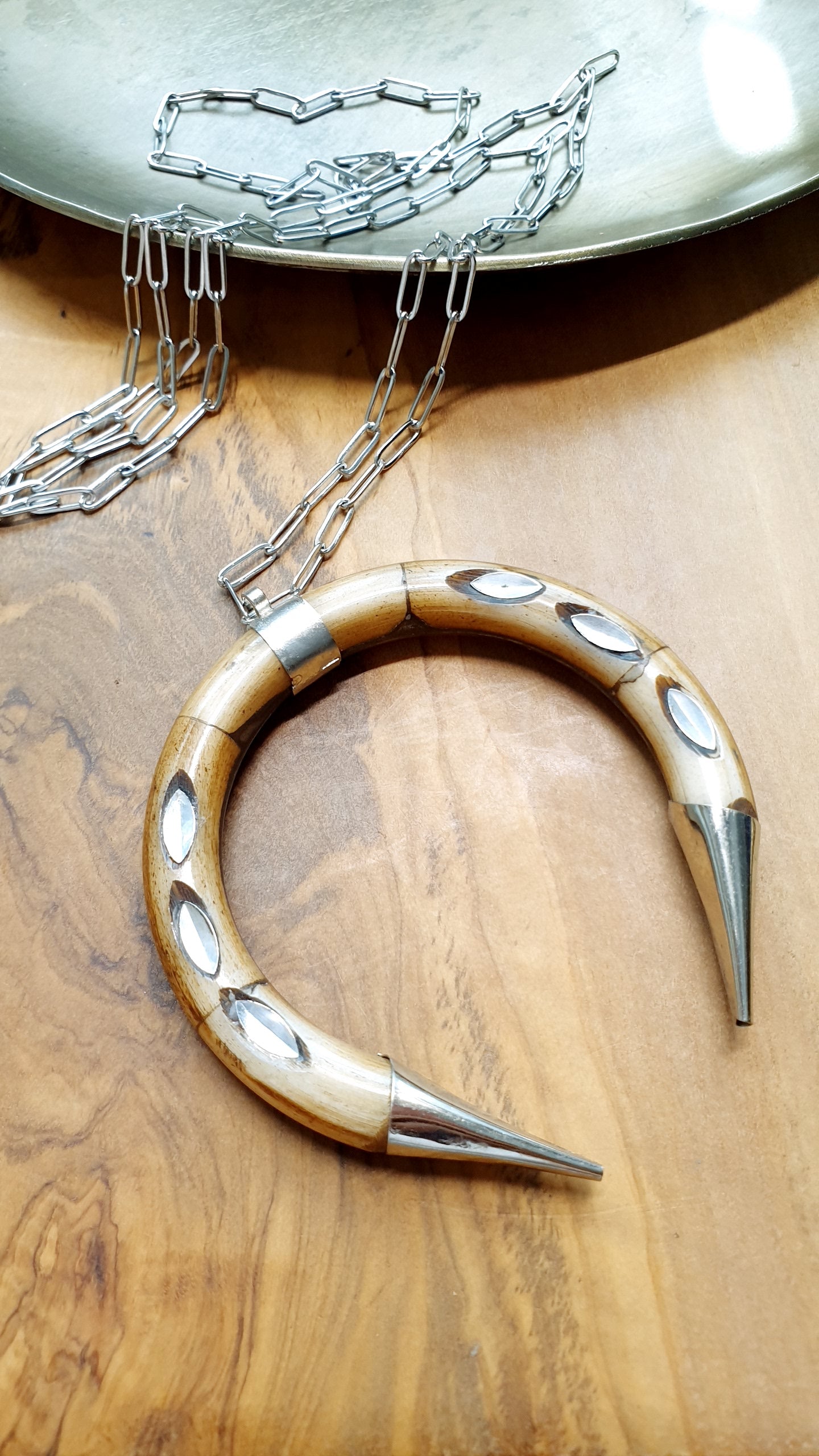 Collana corno moon