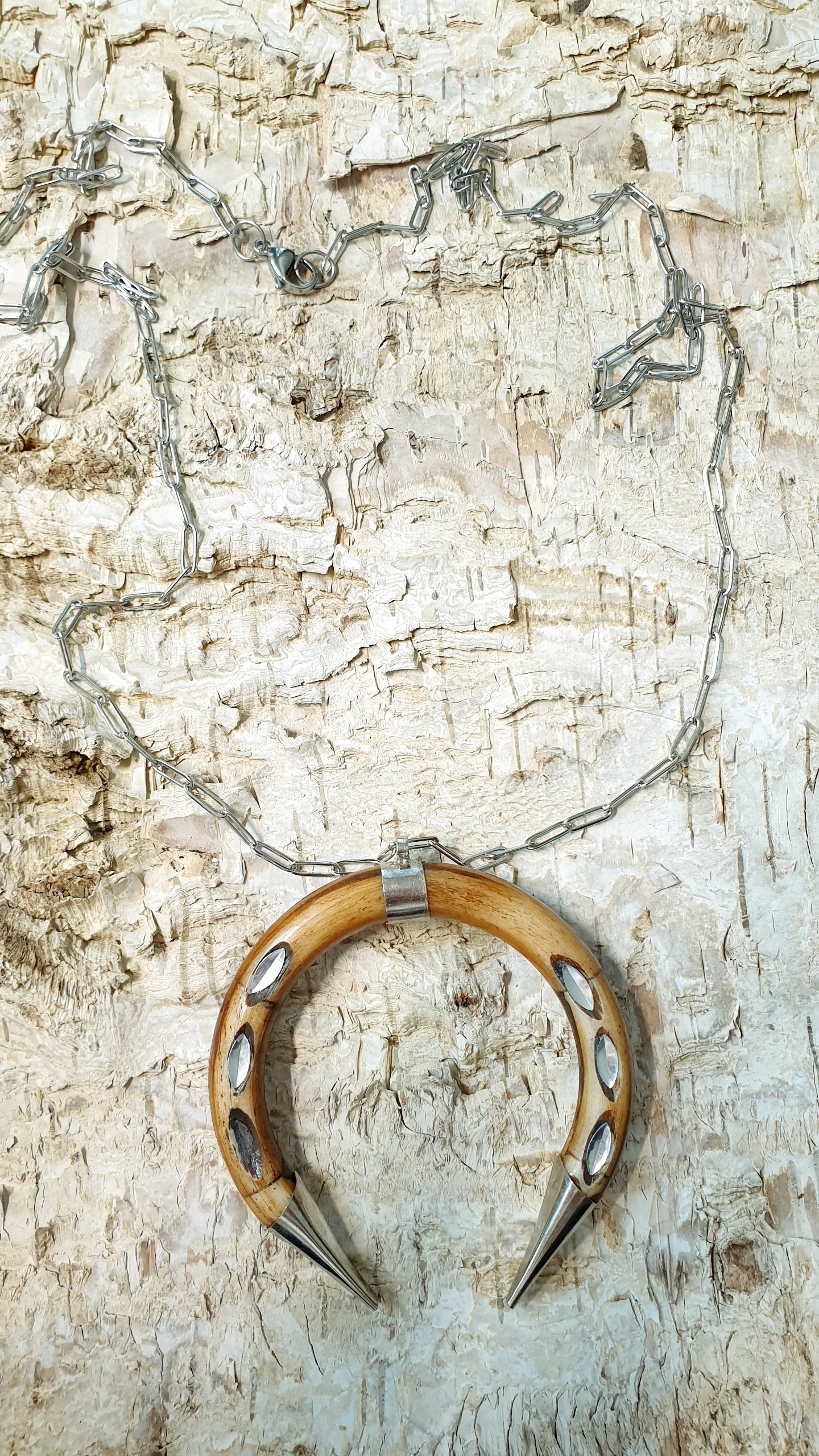 Collana corno moon
