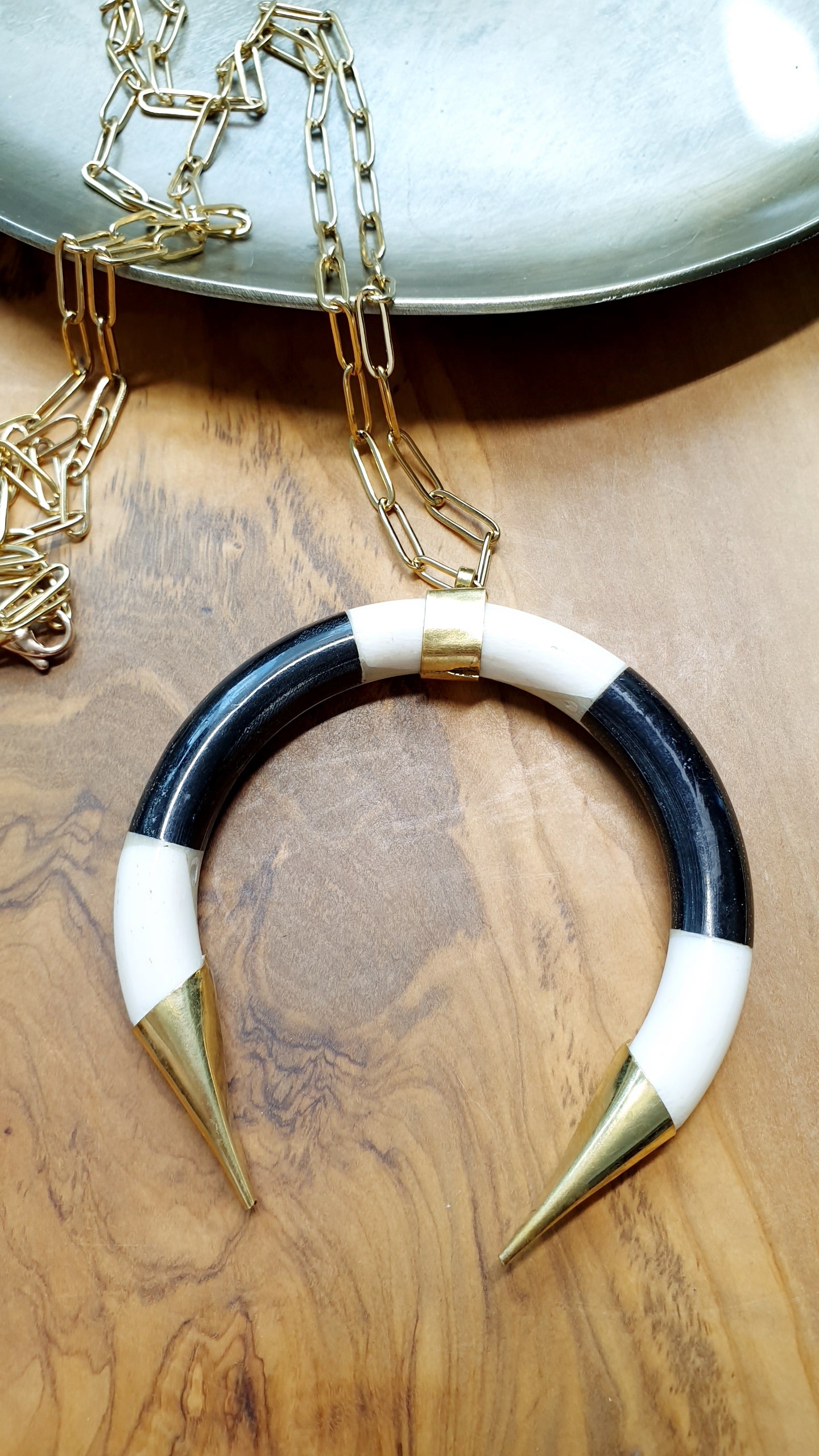 Collana corno moon