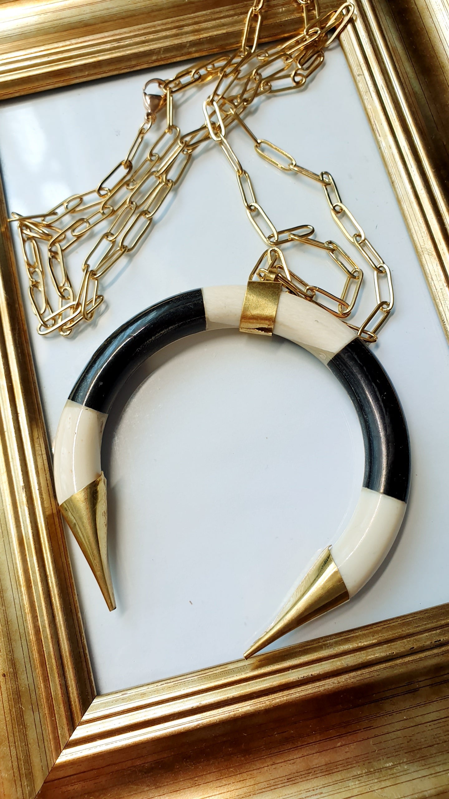 Collana corno moon