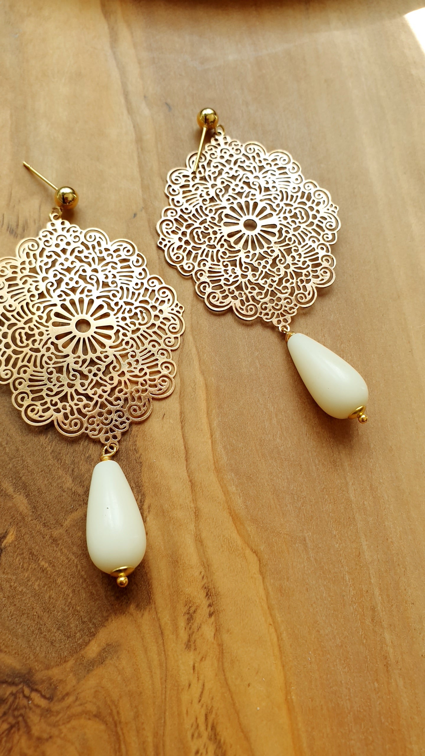 Orecchini Gipsy con perle