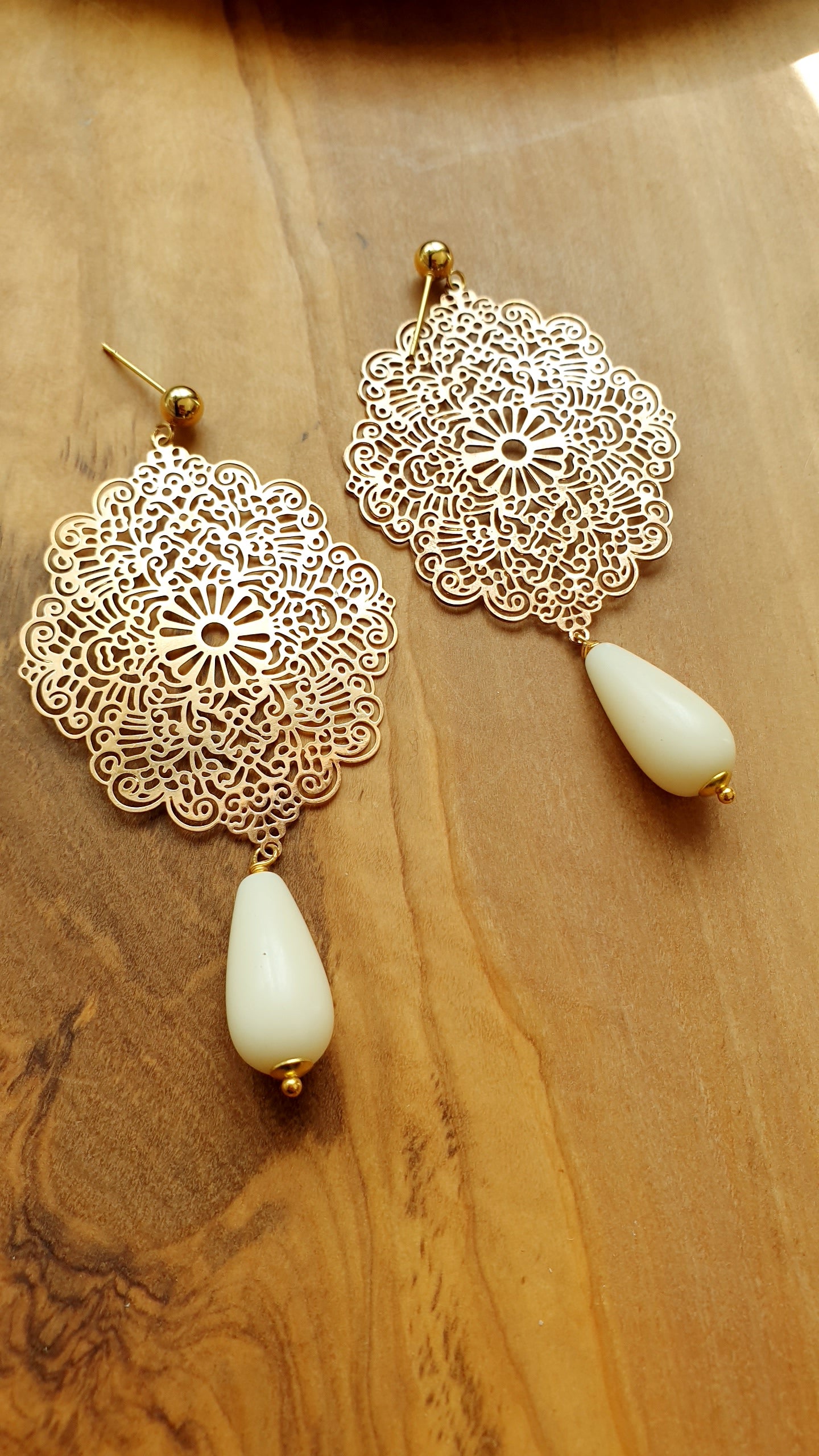 Orecchini Gipsy con perle