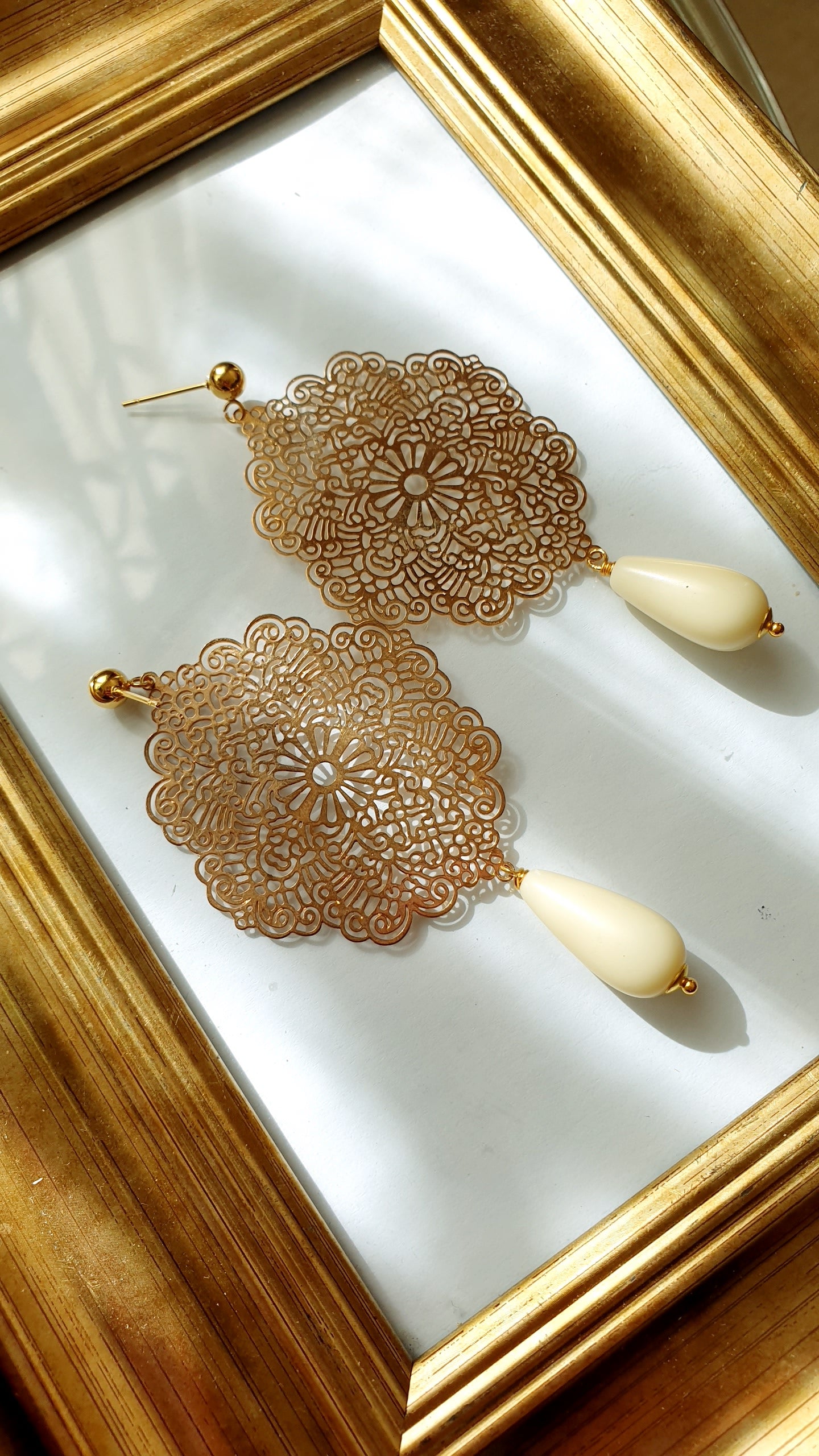 Orecchini Gipsy con perle