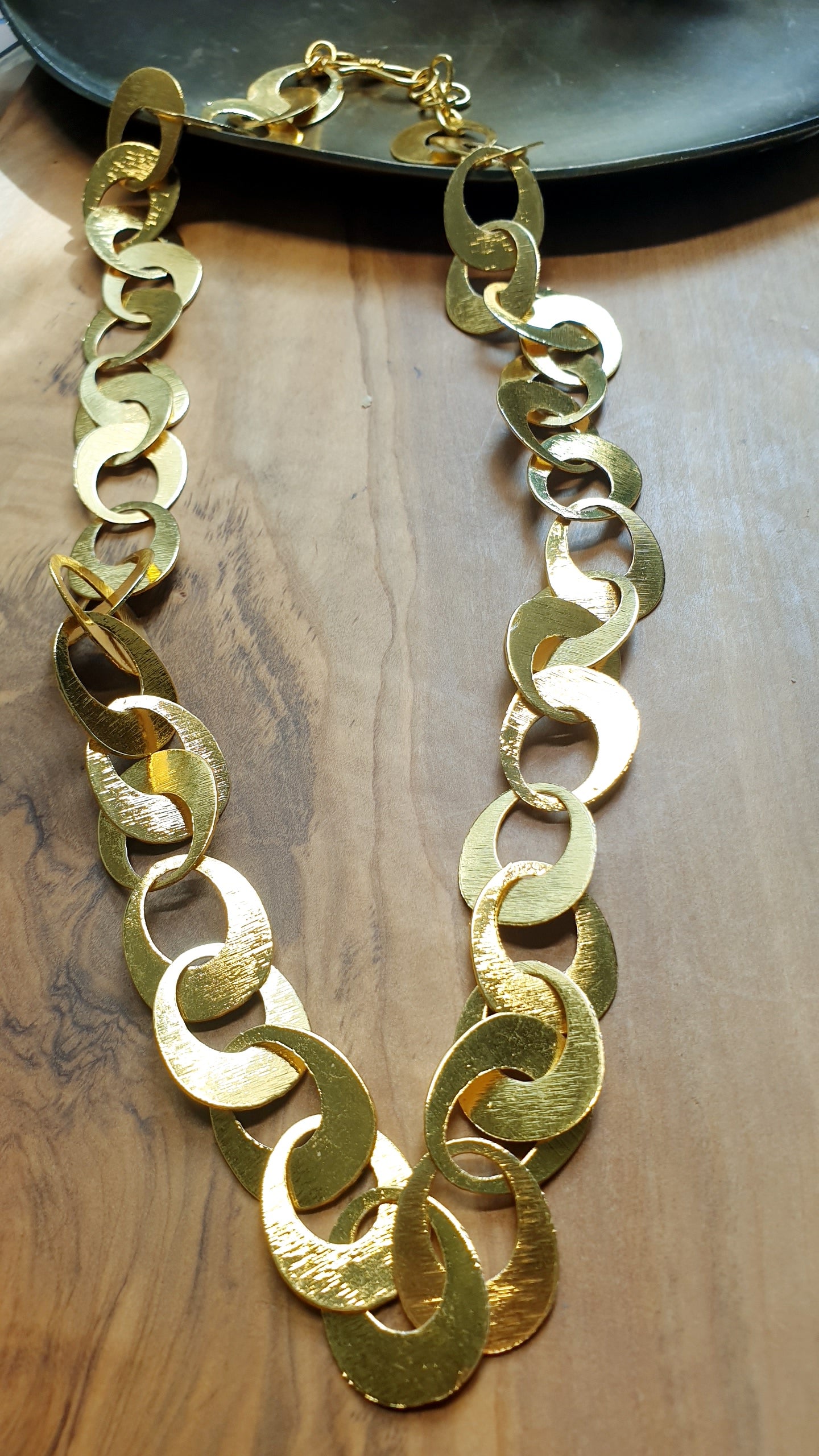 Collana a catena in ottone