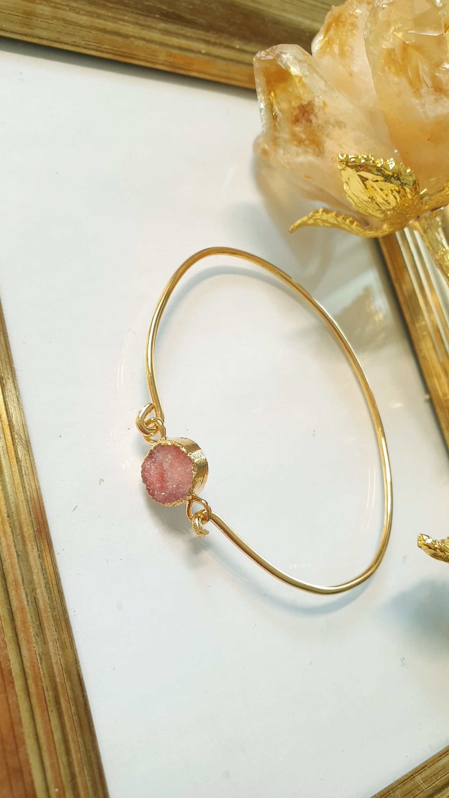 Bracciale in ottone con drusa