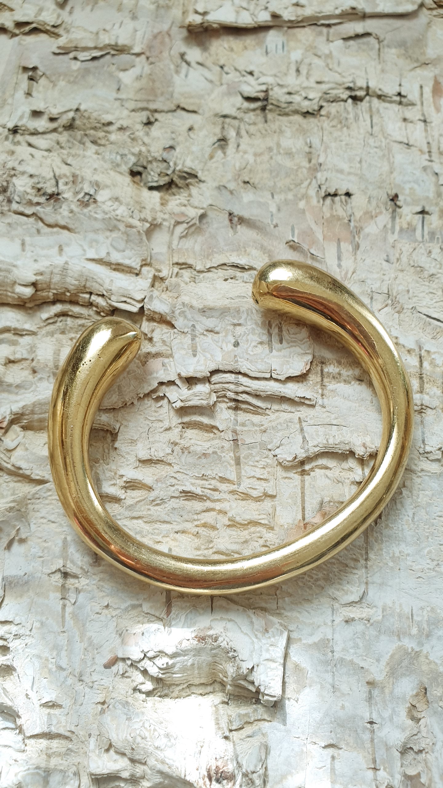 Bracciale fascia in ottone