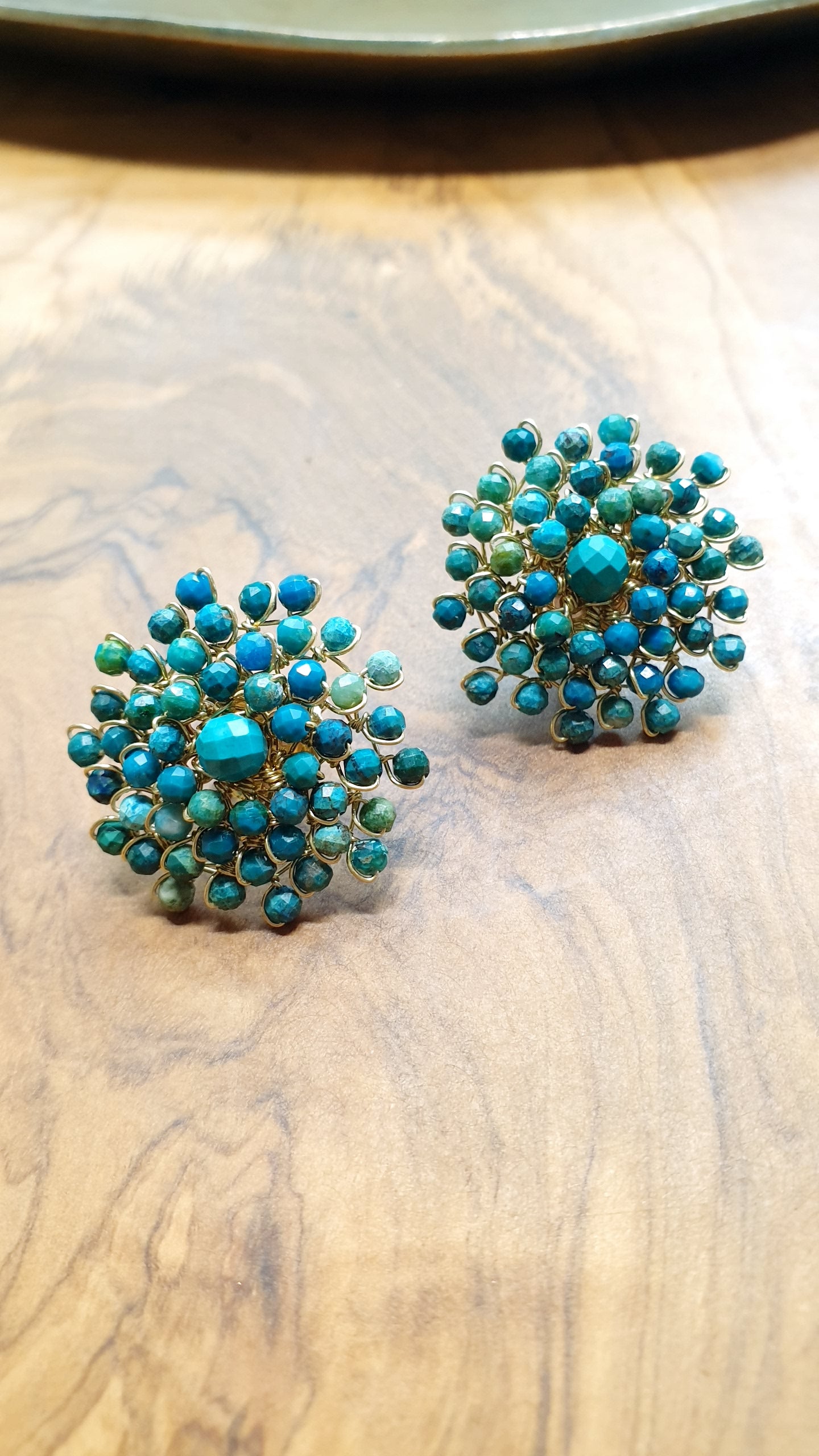 Orecchini in argento con turchese