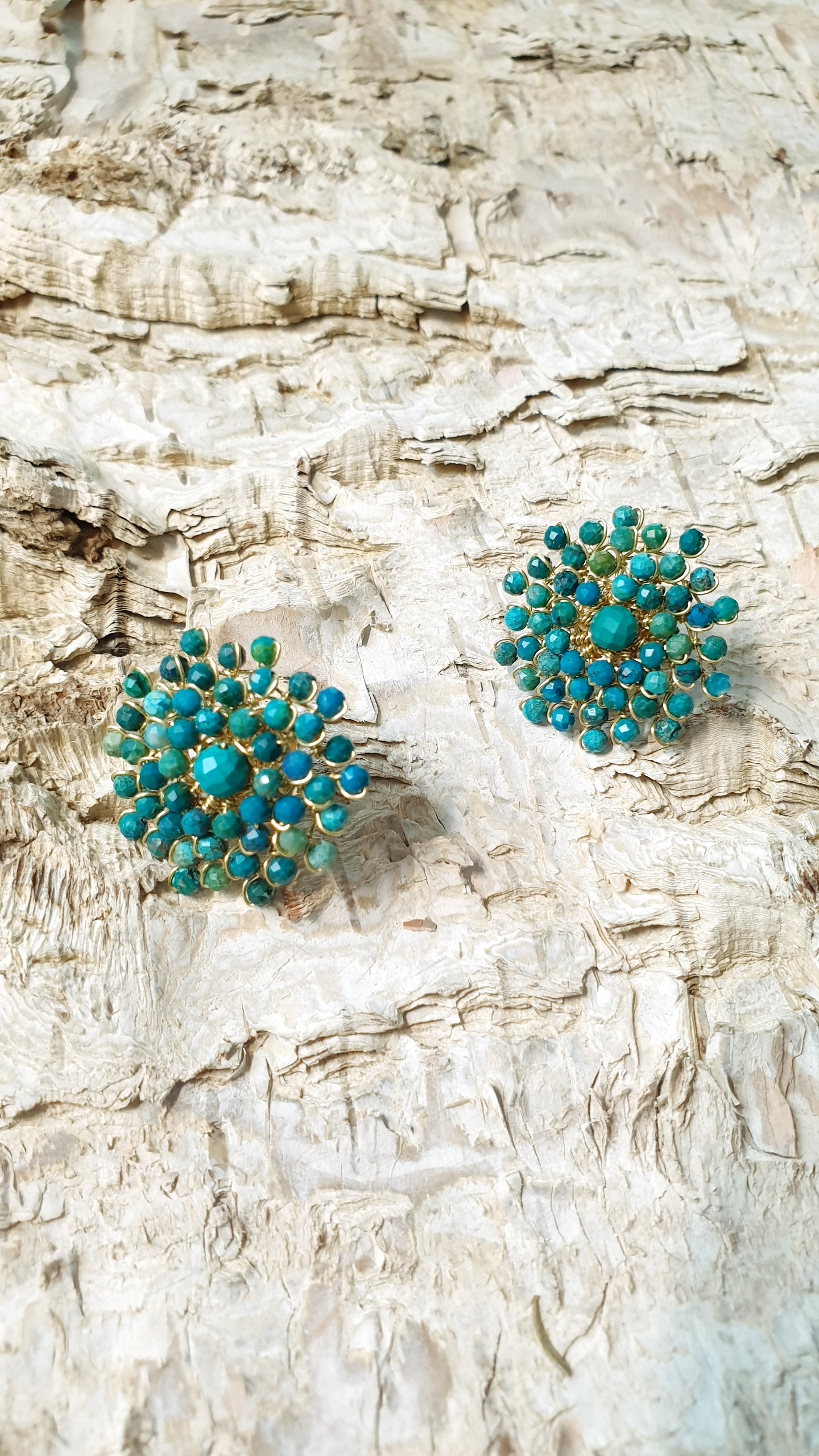 Orecchini in argento con turchese