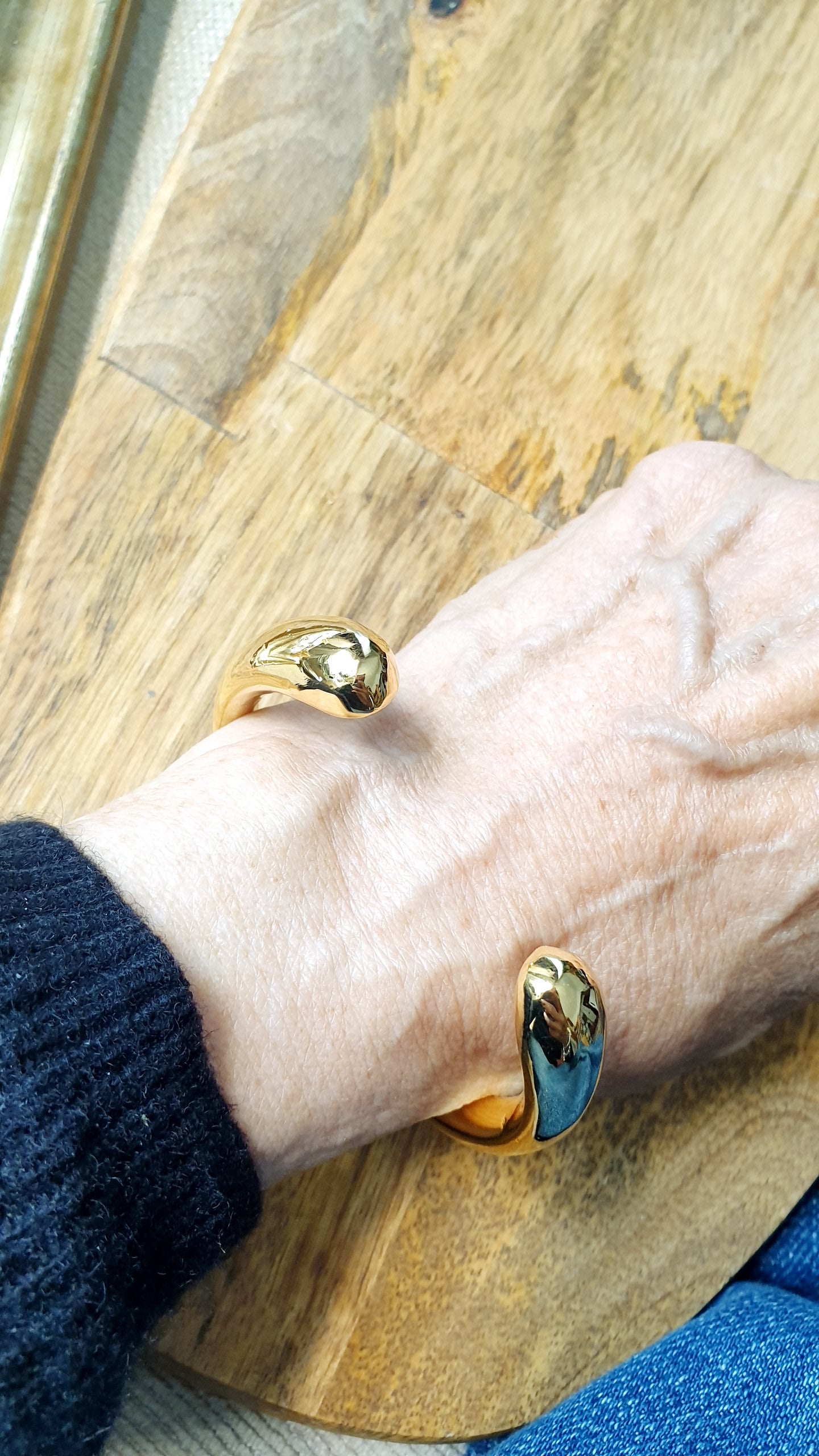 Bracciale fascia in ottone