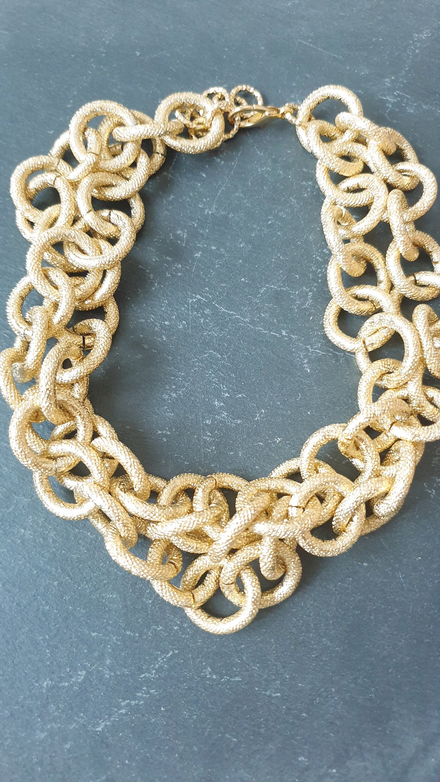 Gold Aluminum Choker