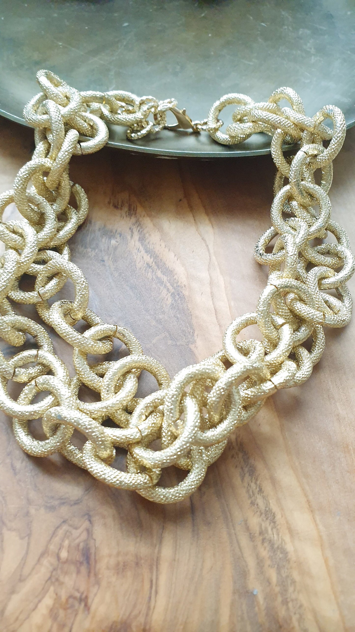 Gold Aluminum Choker