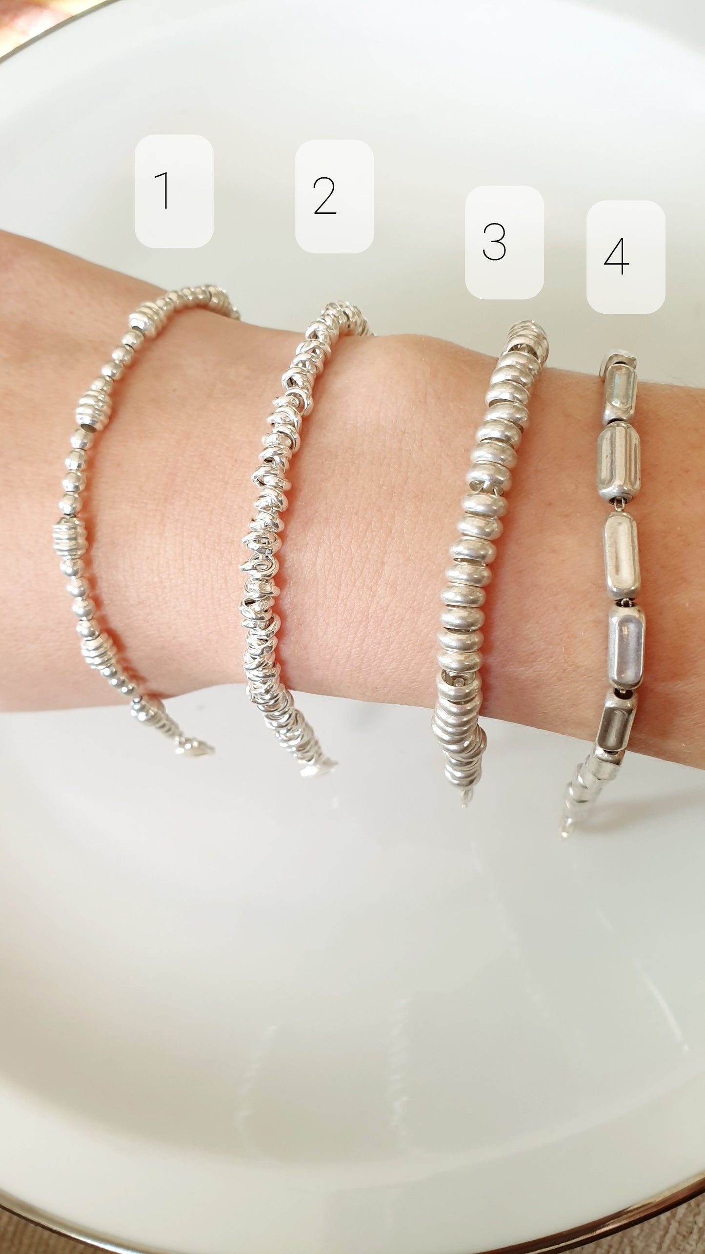 Bracciali argento 925 anallergico