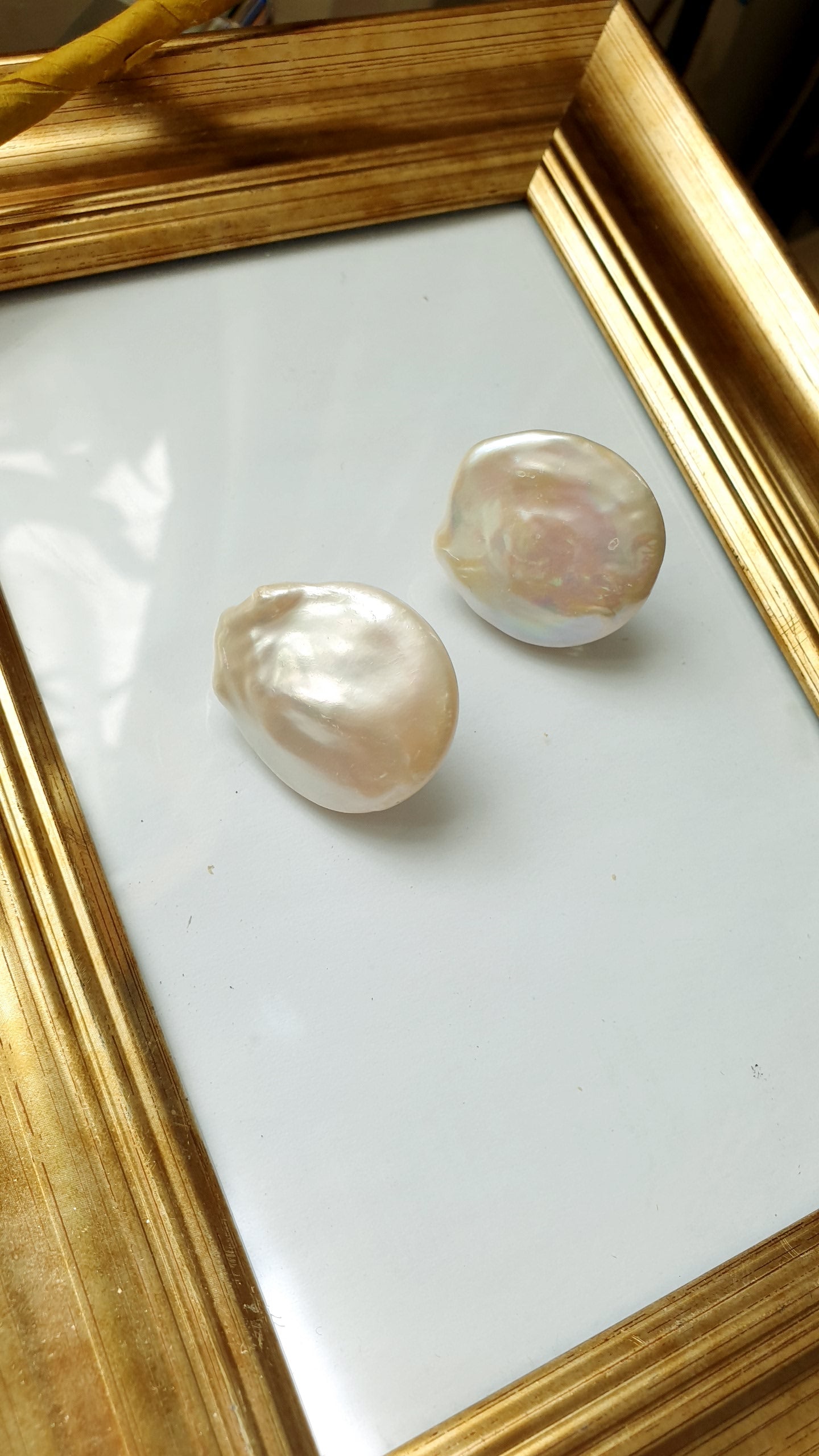 Orecchini a clip con perle barocche