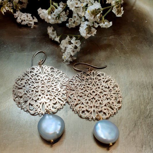 Orecchini Gipsy in ottone.