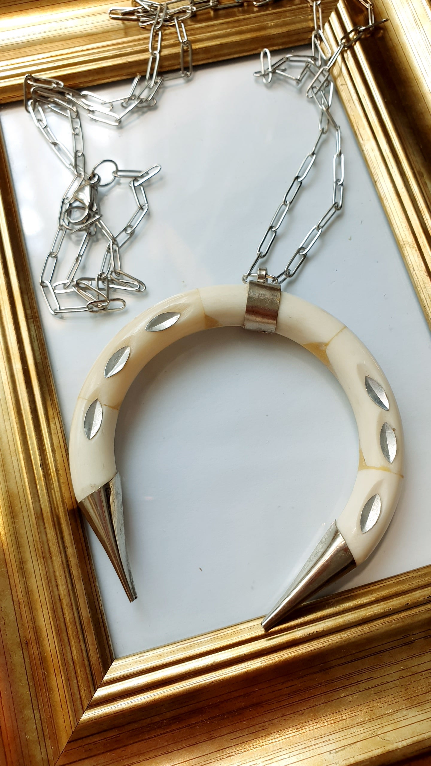 Collana corno Moon