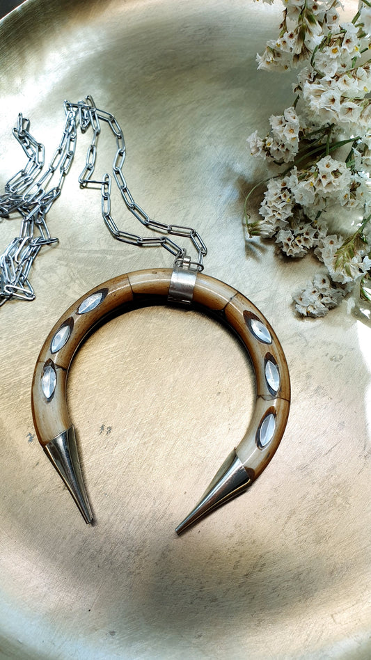Collana corno moon