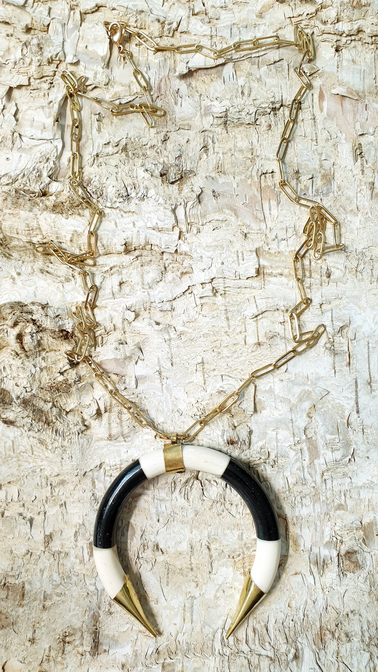 Collana corno moon