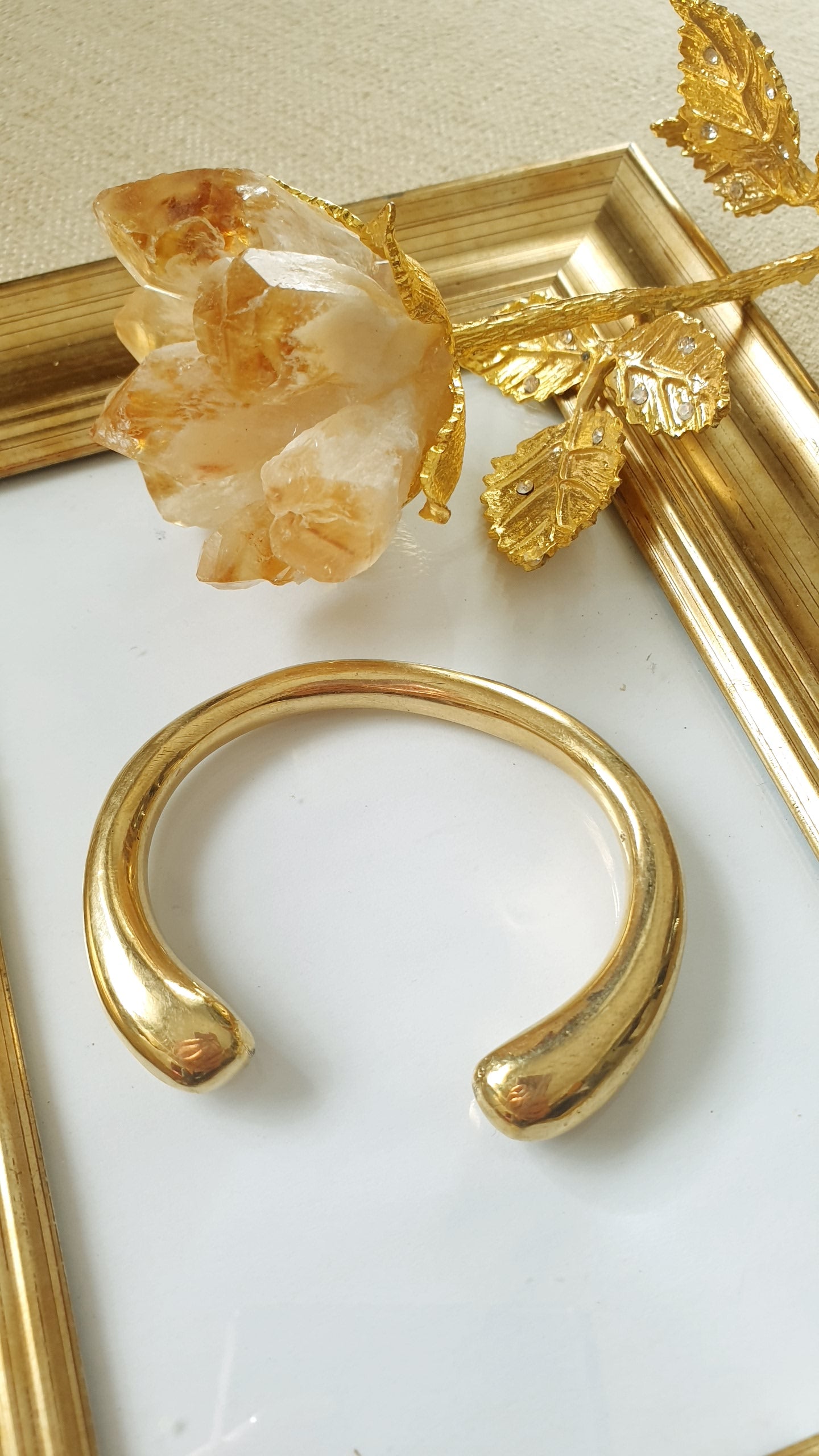 Bracciale in ottone placcato oro