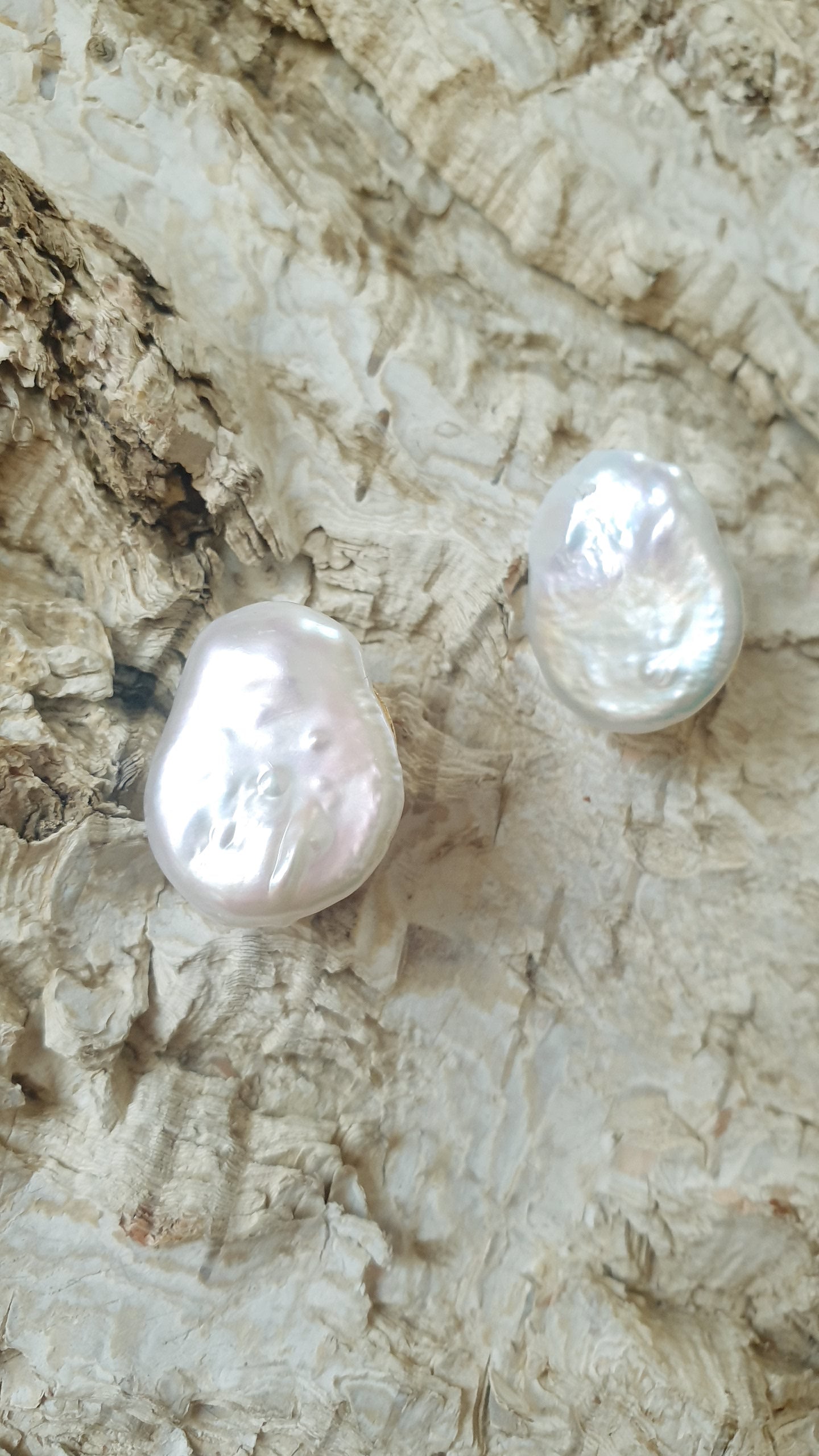 Orecchini a clip con perle