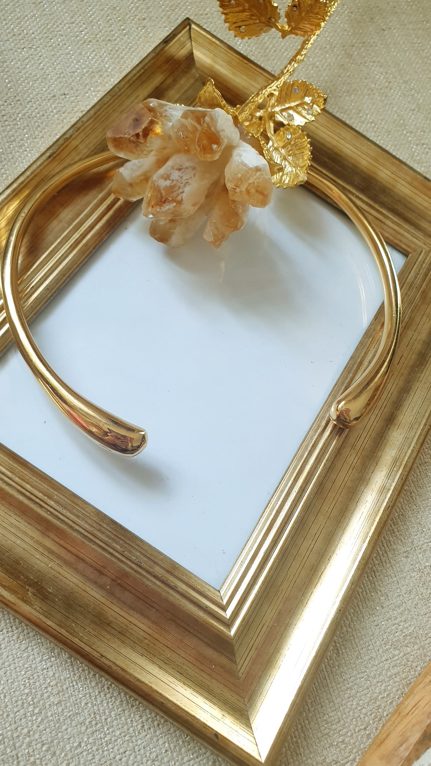 Girocollo in ottone placcato oro