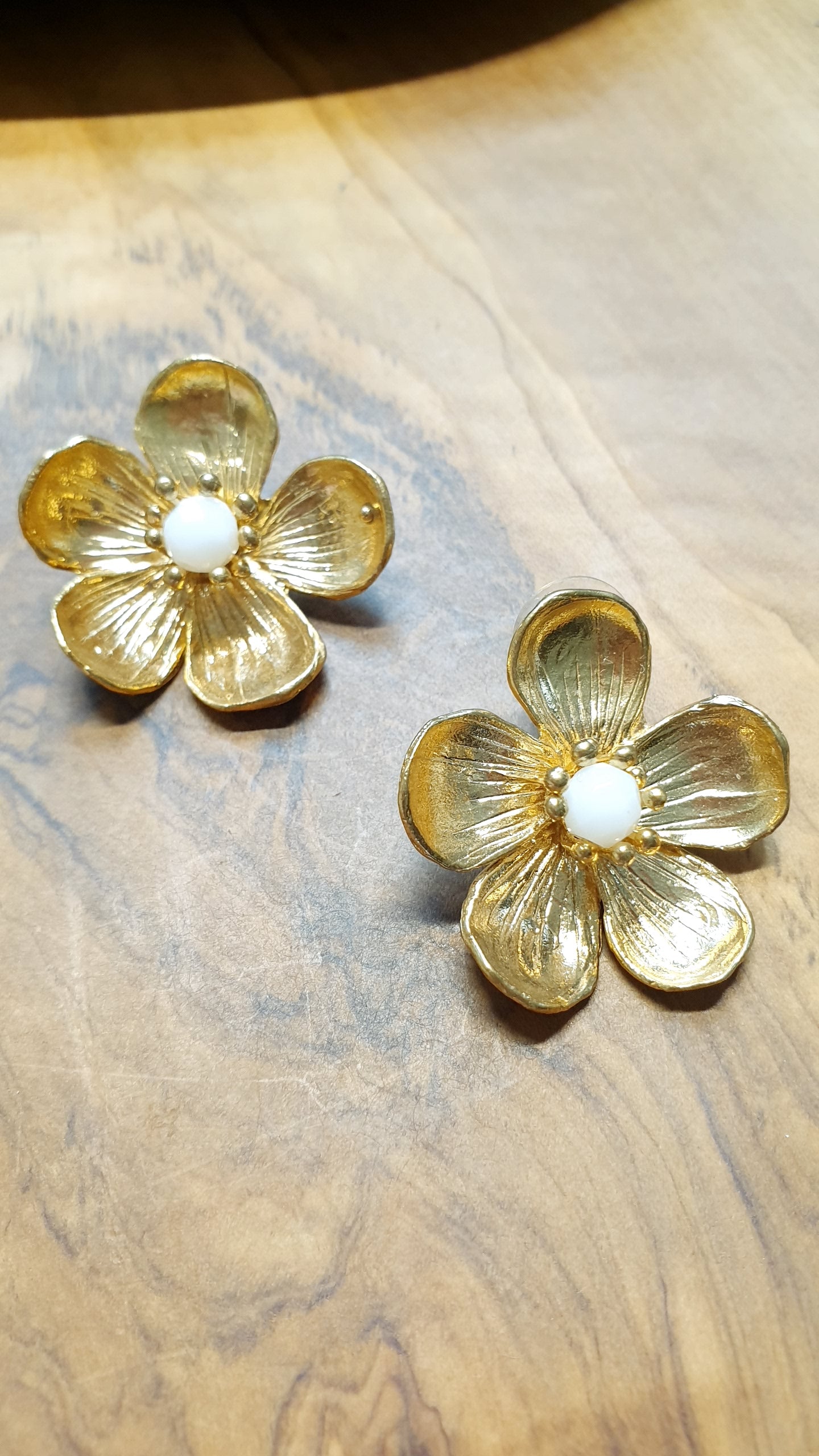 Orecchini in ottone con agata
