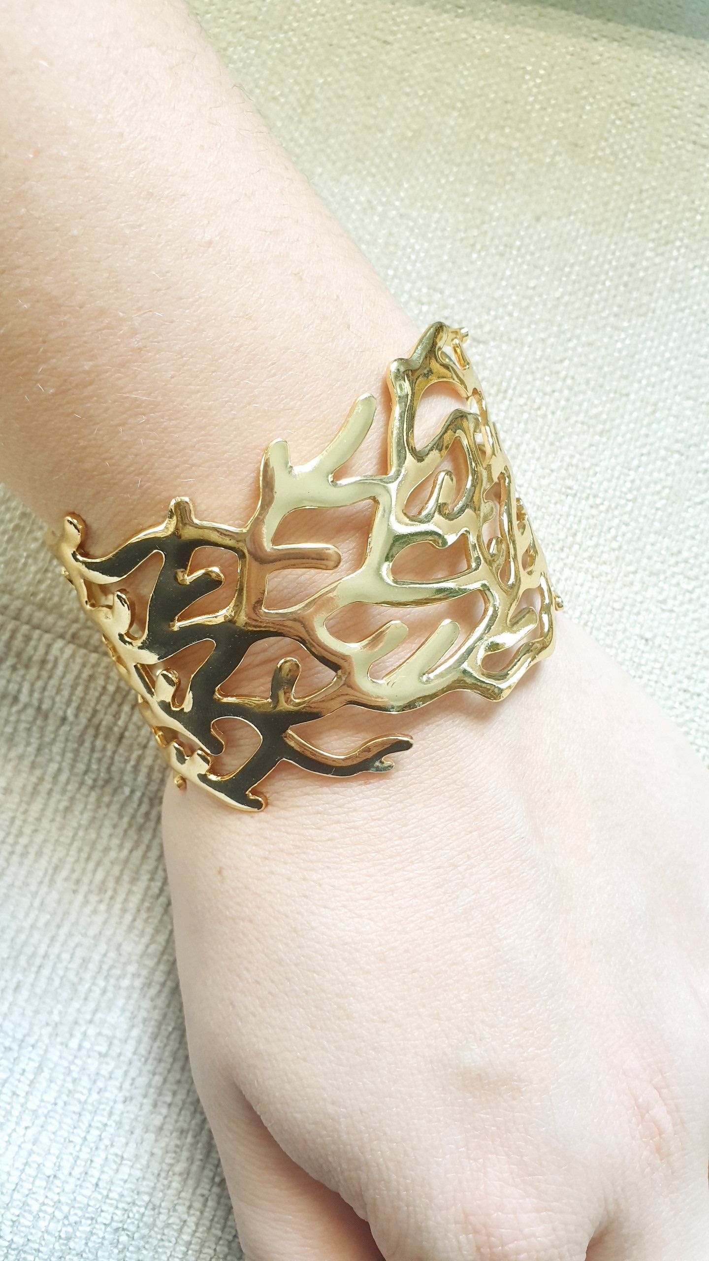 Bracciale in ottone placcato
