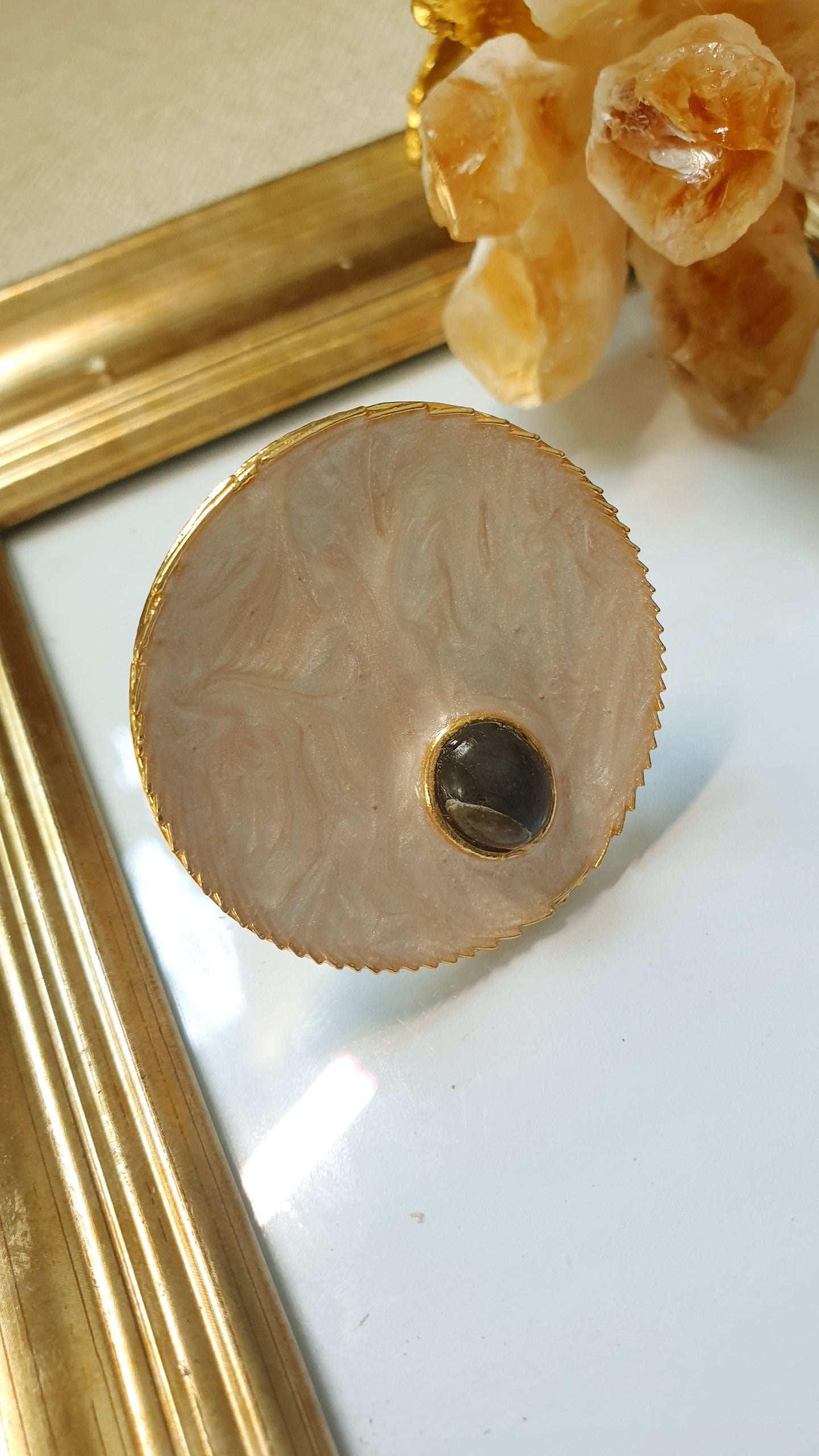 Grande anello in ottone regolabile (Copia)