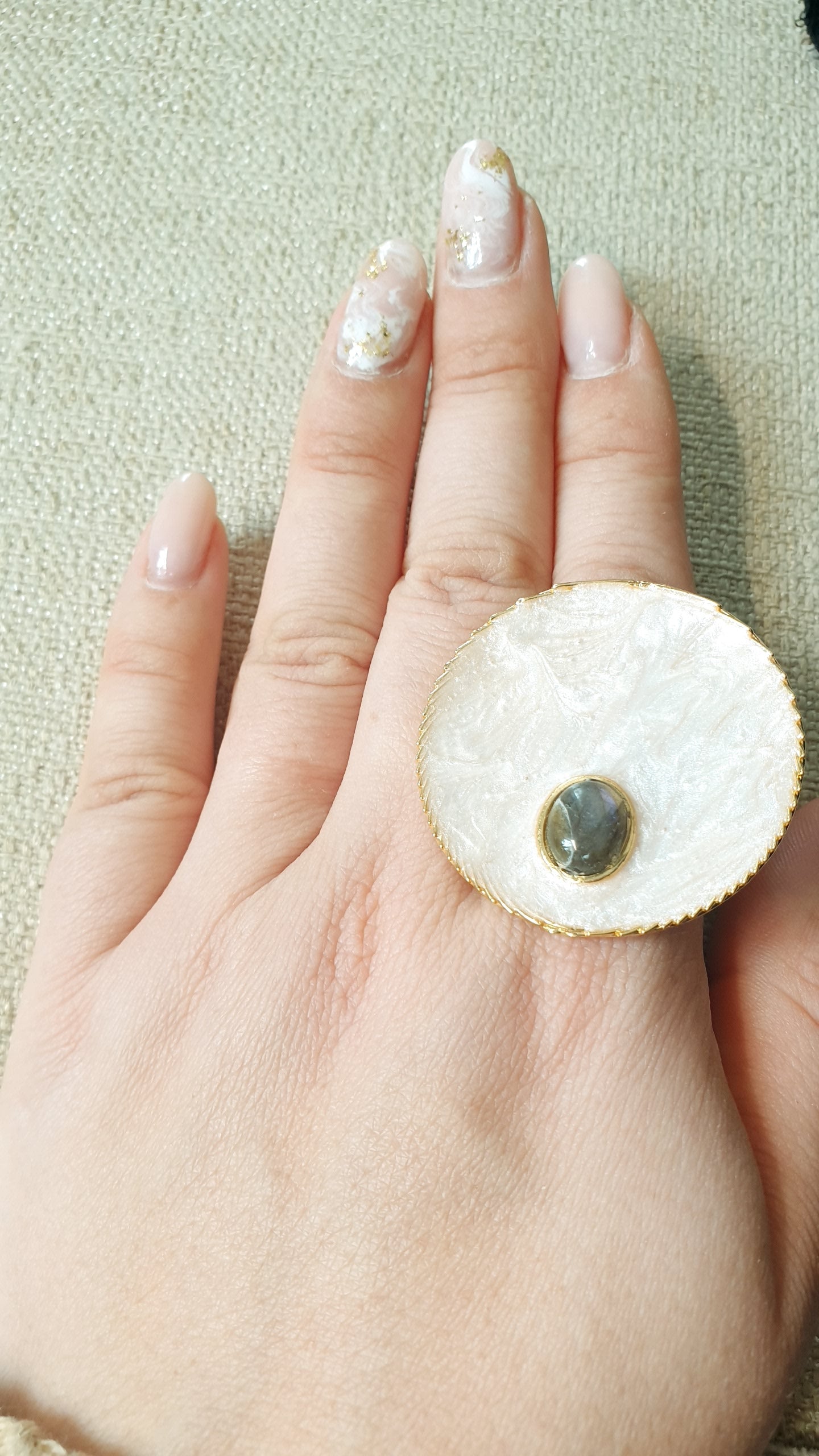 Grande anello in ottone regolabile (Copia)