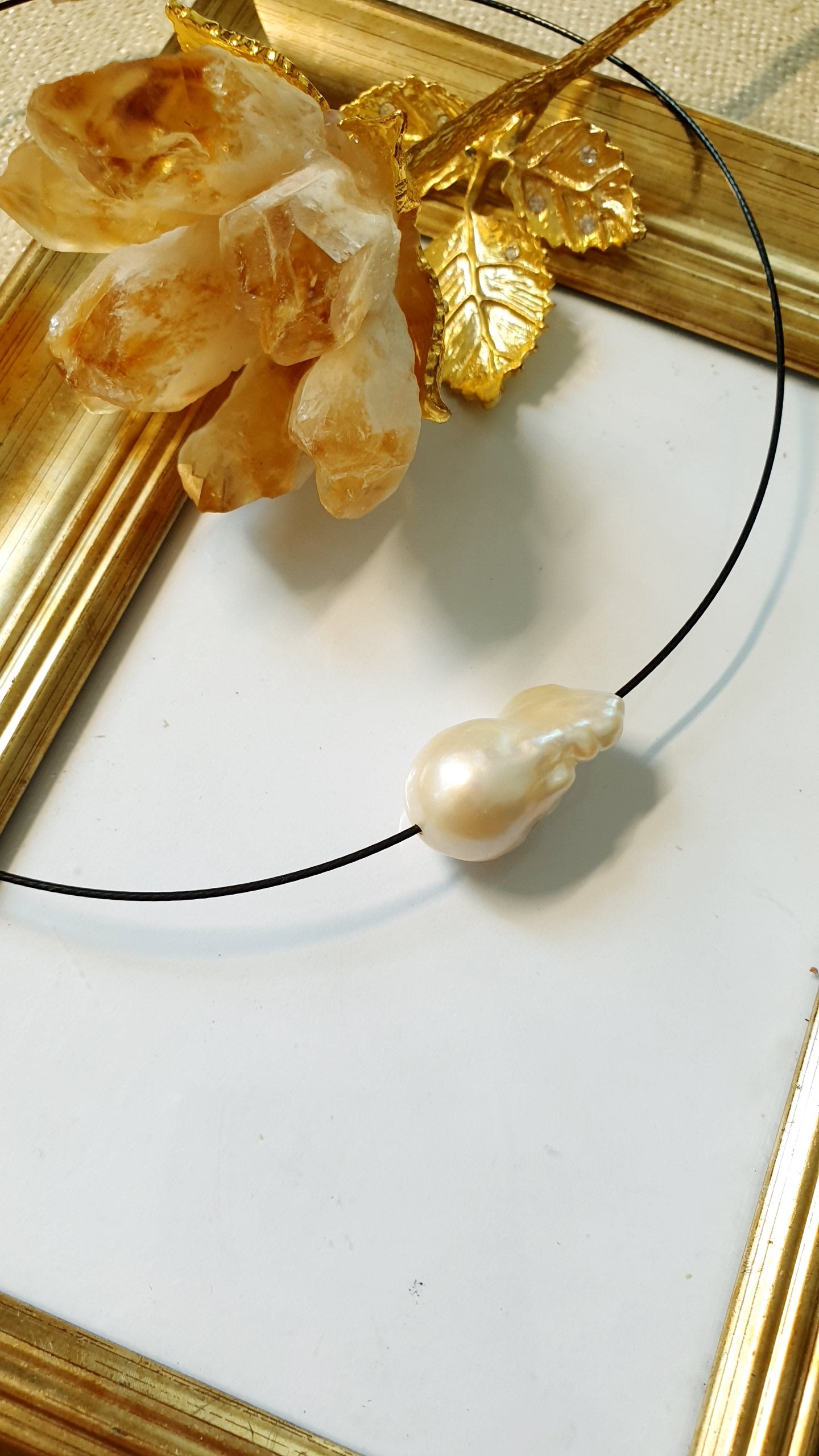 Girocollo  con perla barocca