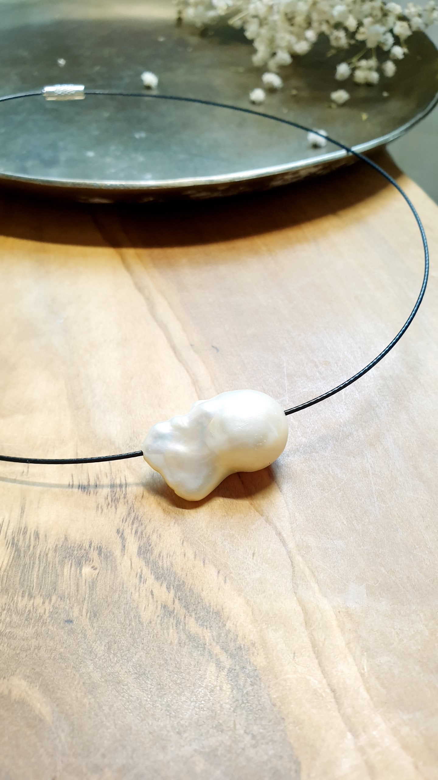Girocollo  con perla barocca