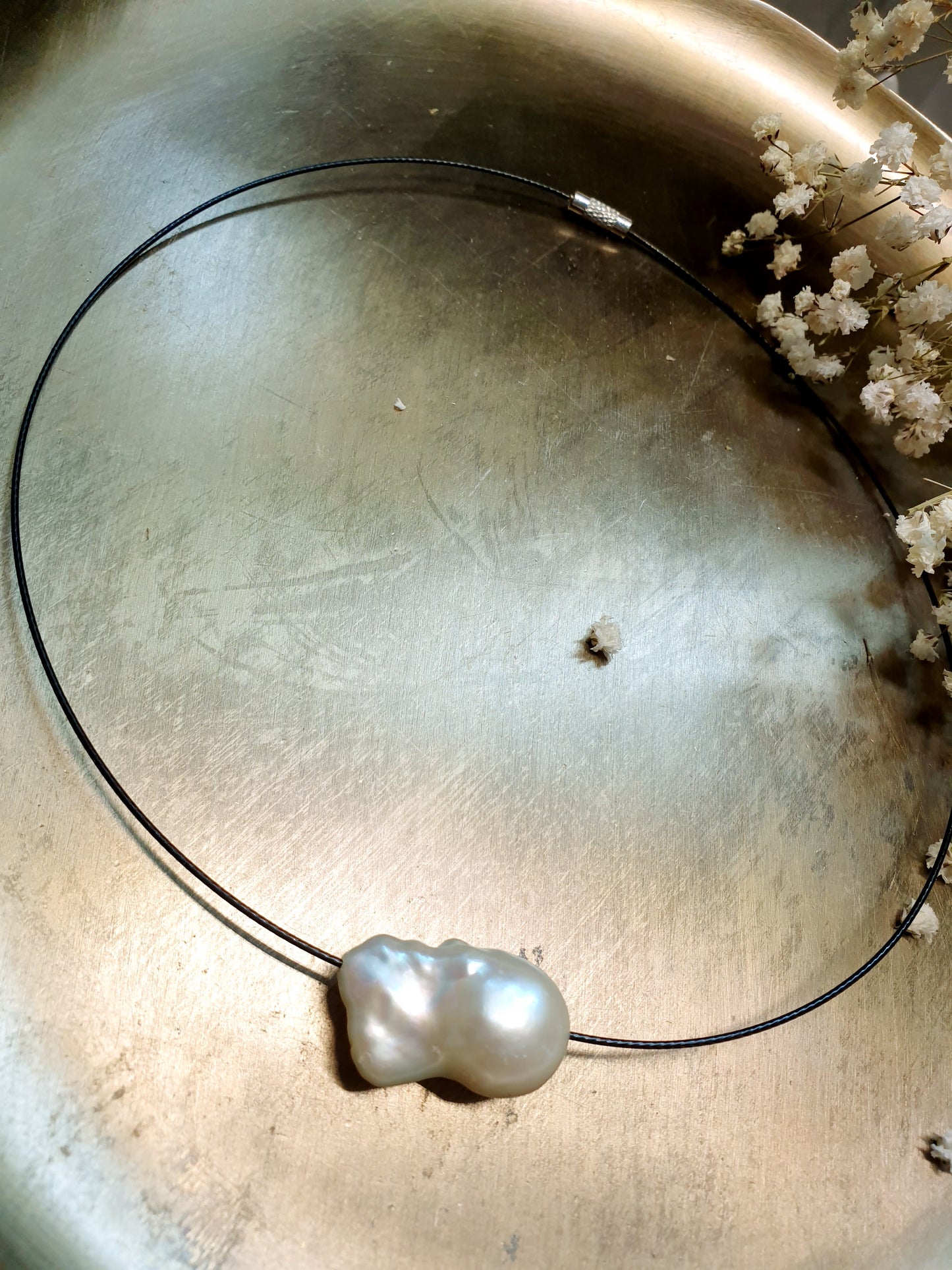Girocollo  con perla barocca
