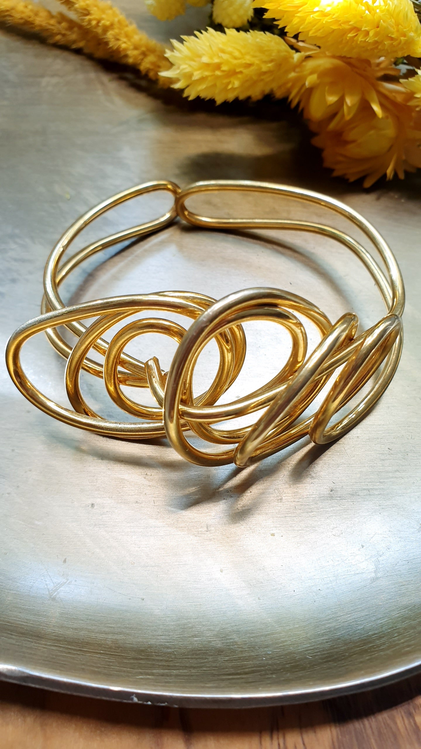 Bracciale placcato oro
