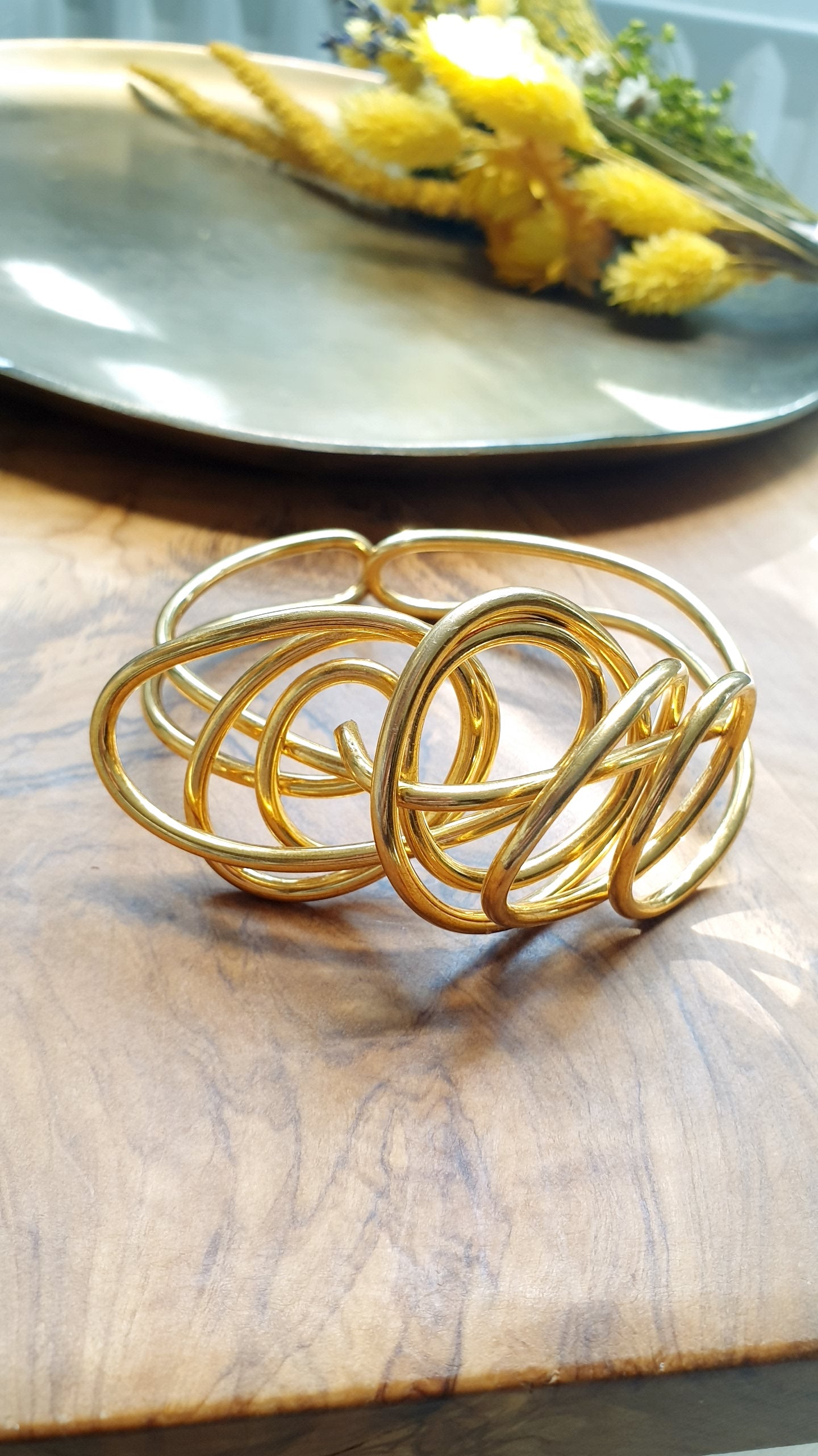 Bracciale placcato oro