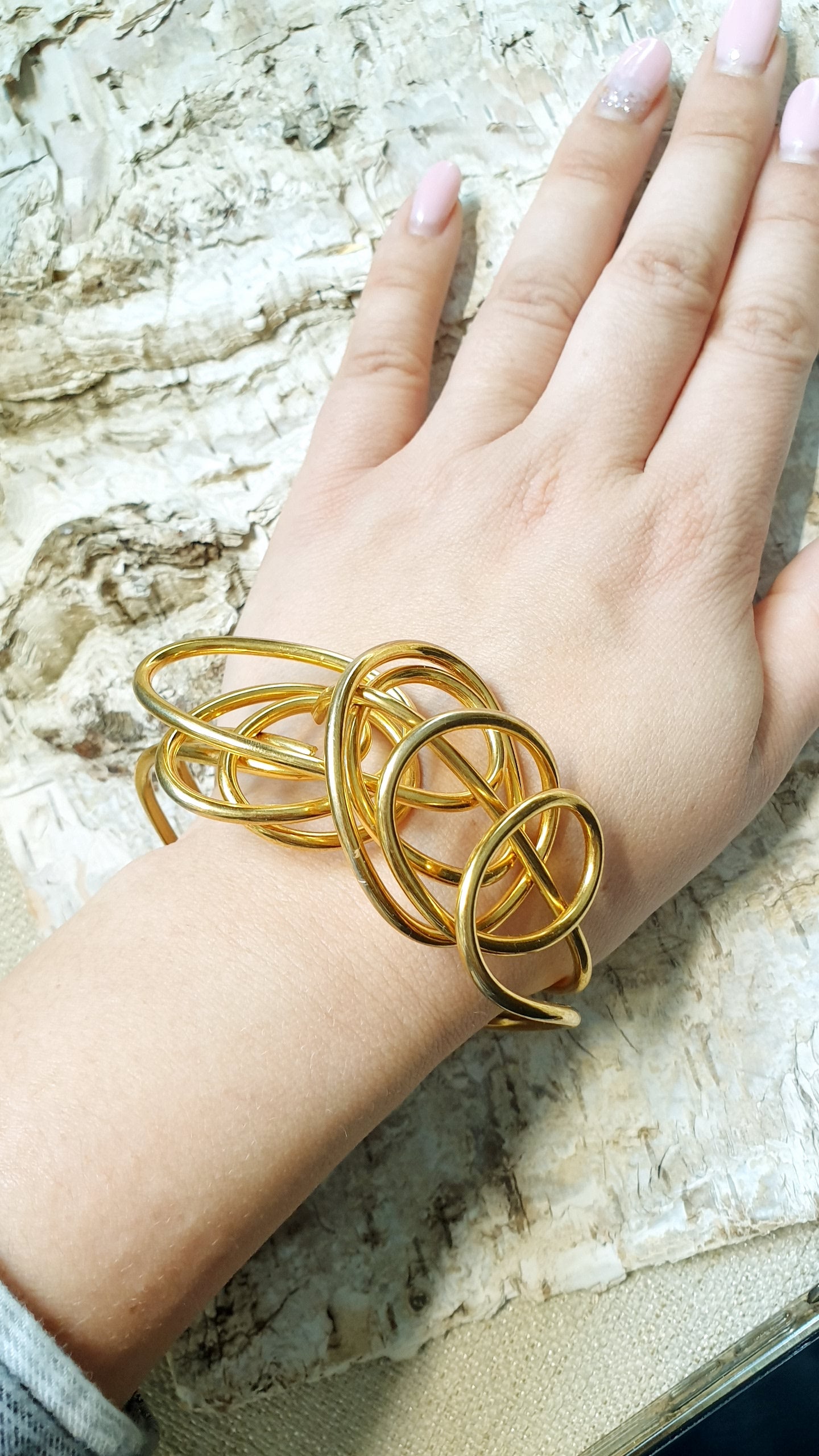 Bracciale placcato oro